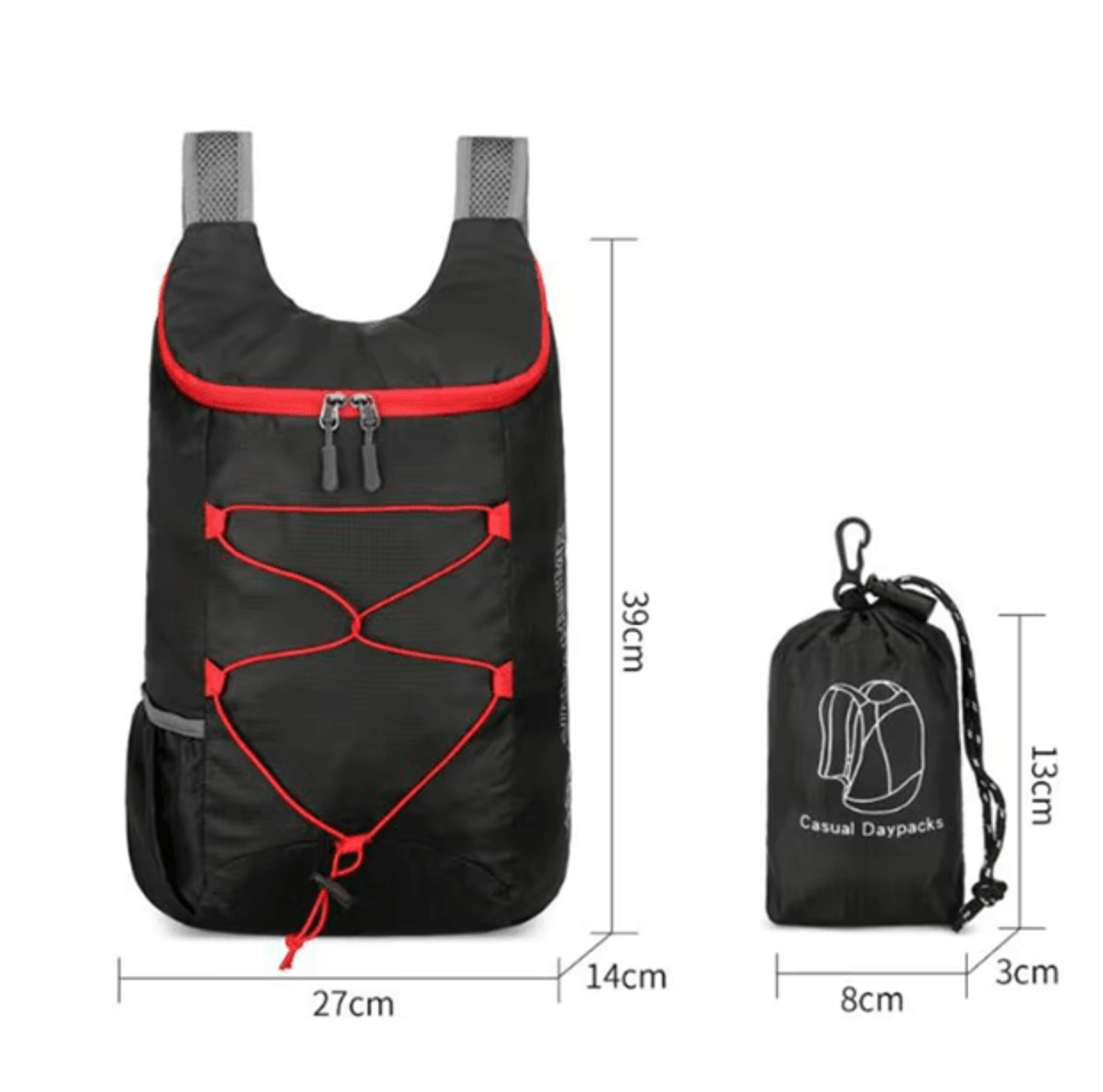 Lightweight Foldable Waterproof Backpack HighDensity Nylon Travel  Hiking Daypack 1
