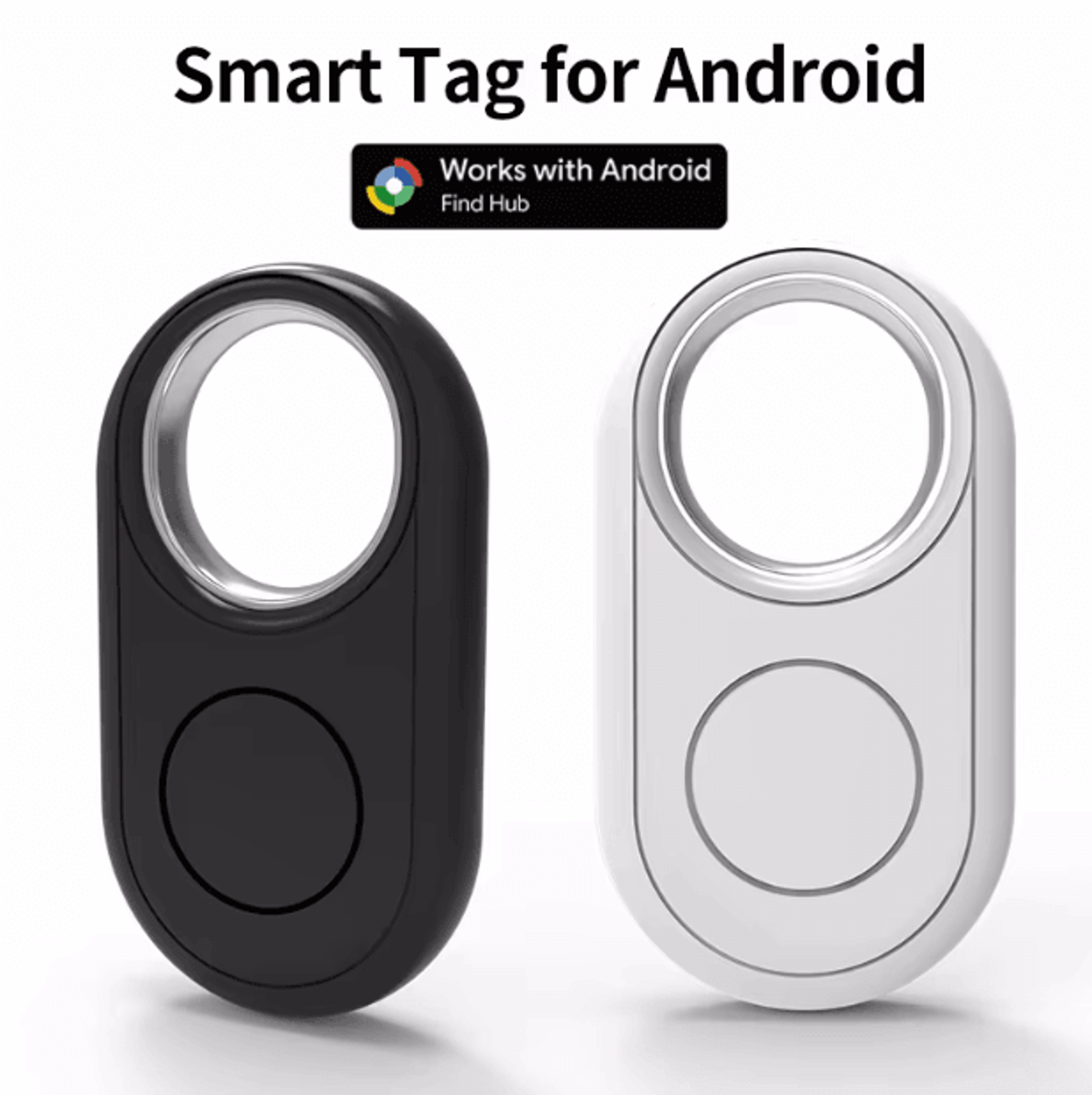 Smart Bluetooth Tracker Tag For Android Google Find Hub AntiLost Locator For Keys Bags  Travel 0