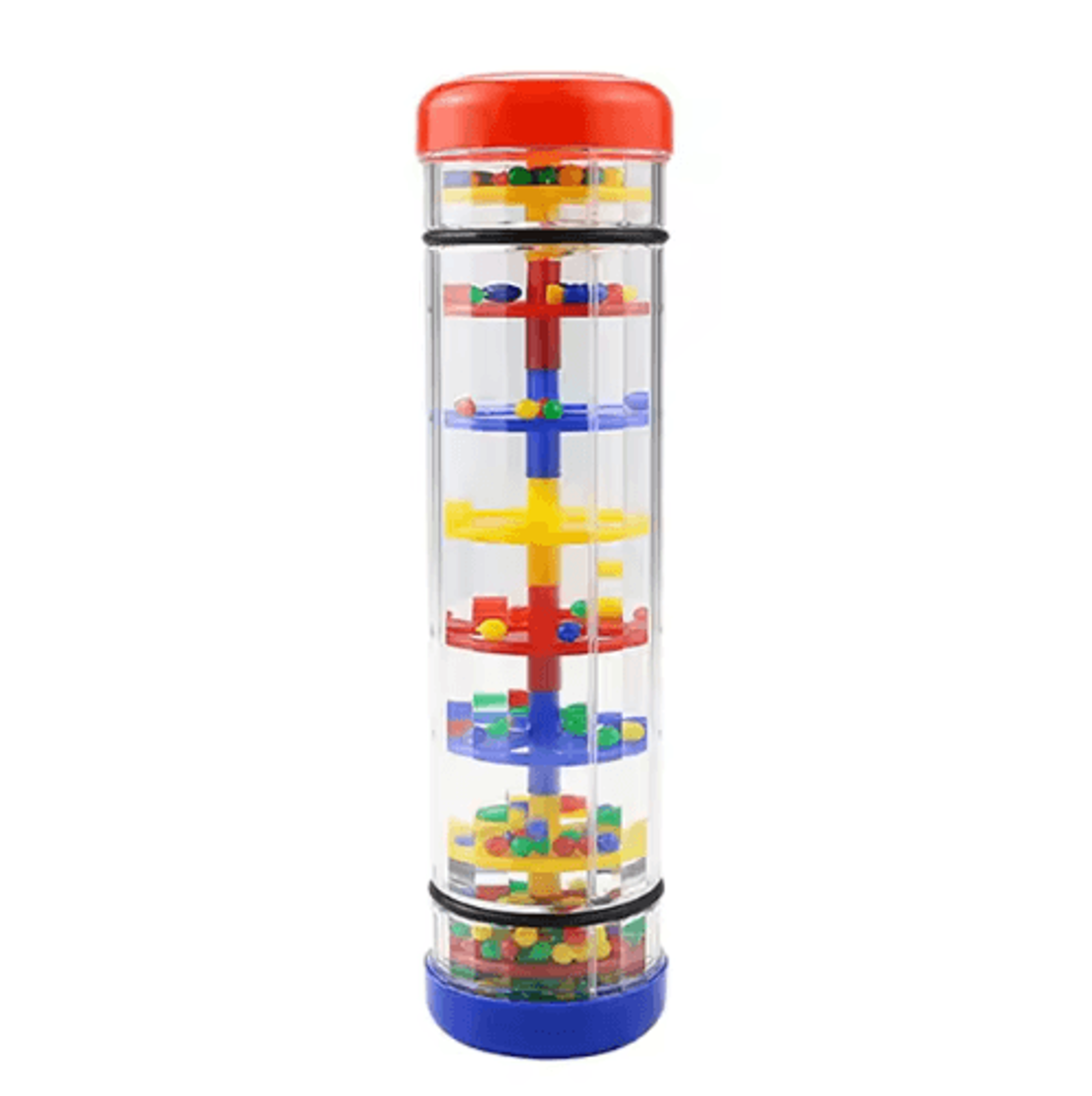Baby Rain Stick Sensory Rattle  Montessori Musical Rainmaker Toy For Infants 612 Months 4