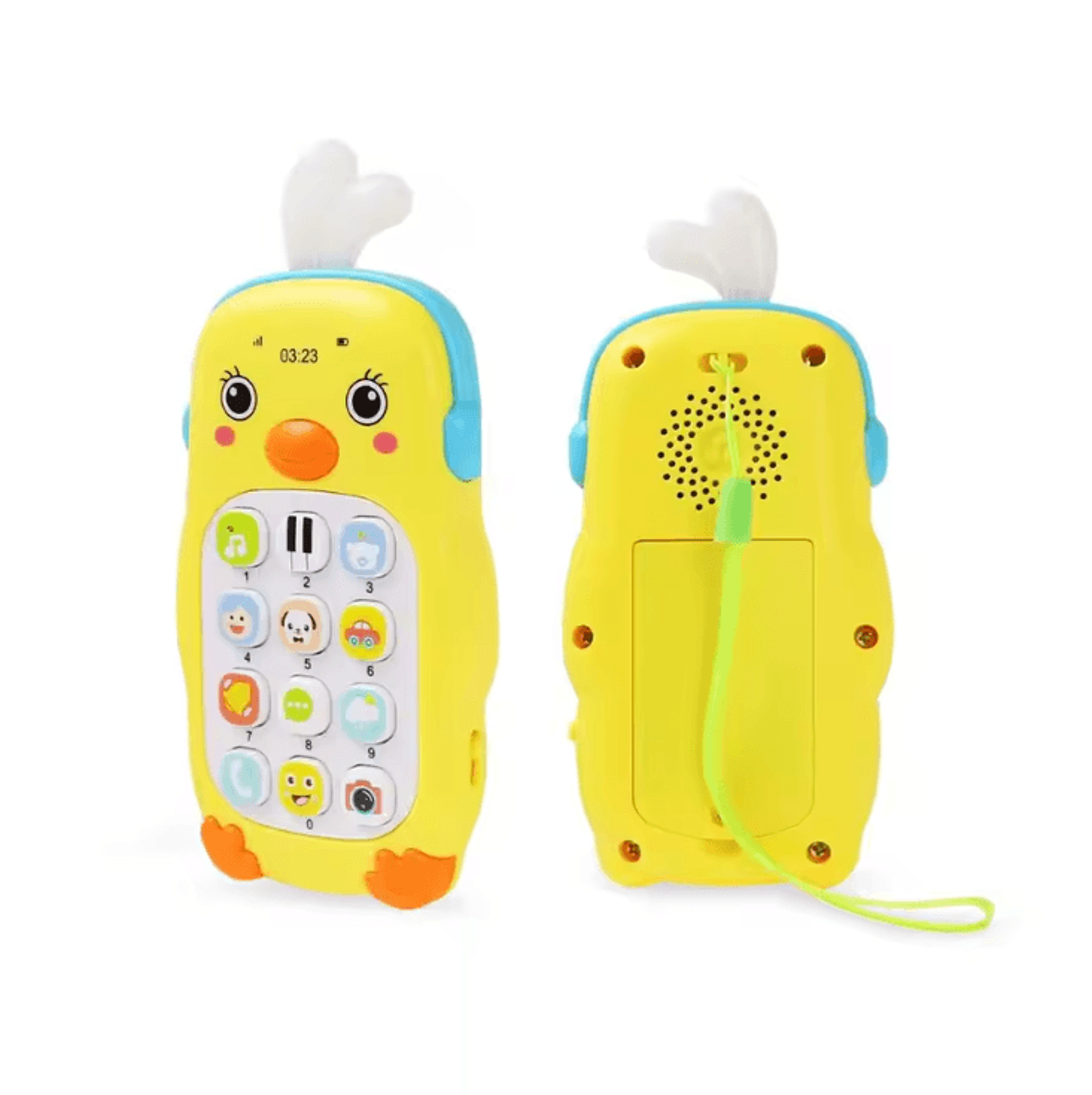 Baby Musical Phone Teether Toy  Interactive Learning Phone With Lights  Sounds 3