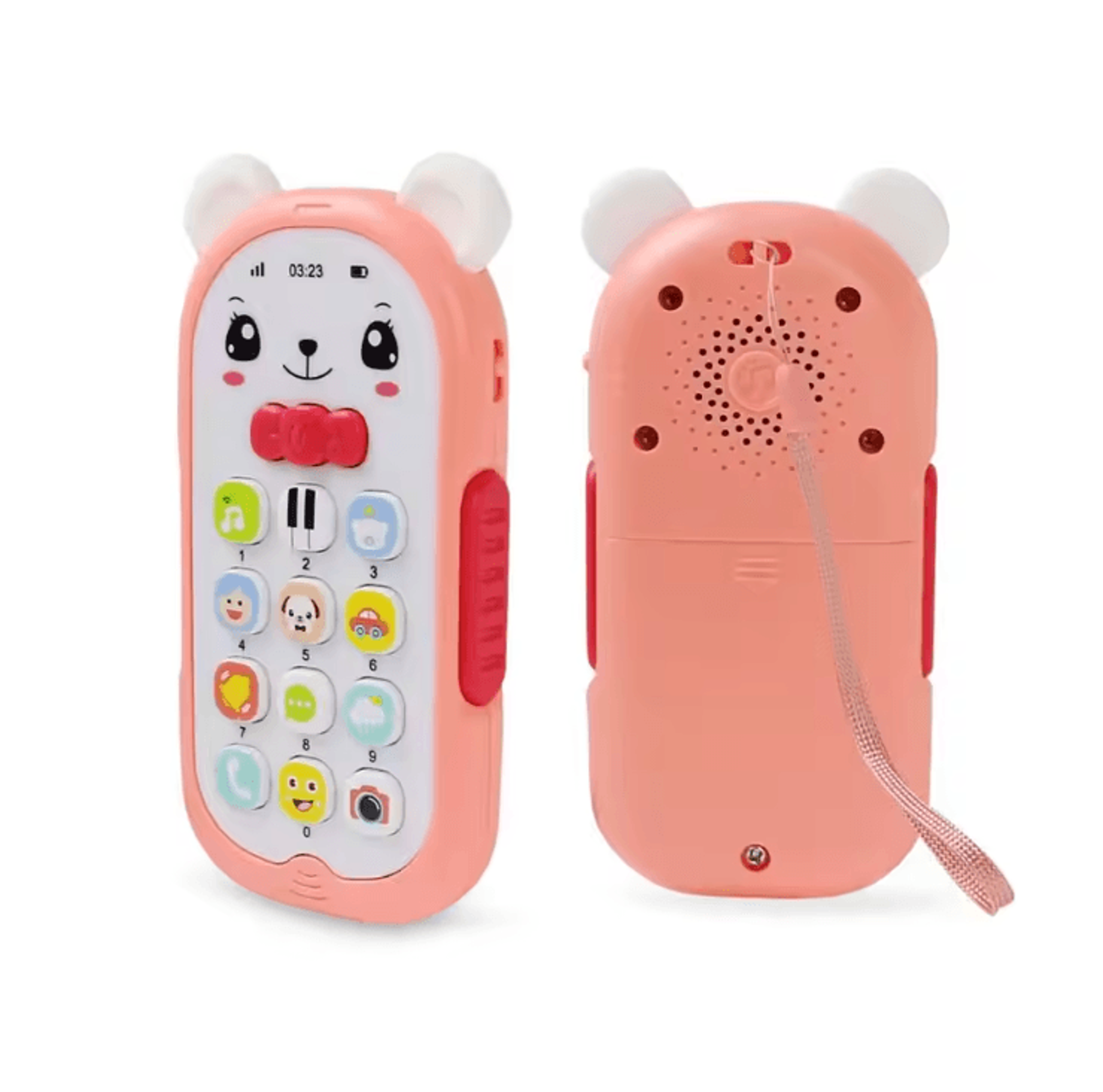 Baby Musical Phone Teether Toy  Interactive Learning Phone With Lights  Sounds 5