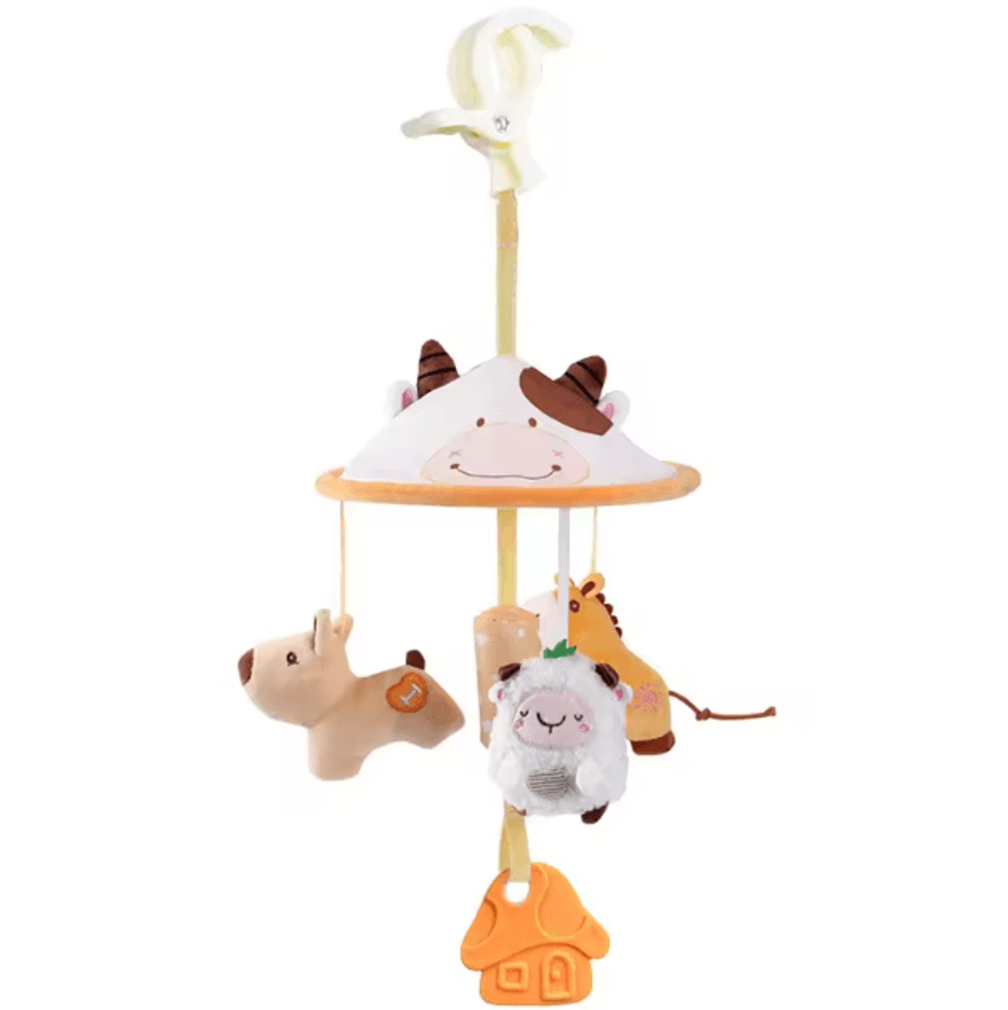 Baby Crib Hanging Music Box Toy  Infant Rattle Mobile With Soothing Melodies  Activity Toys 7