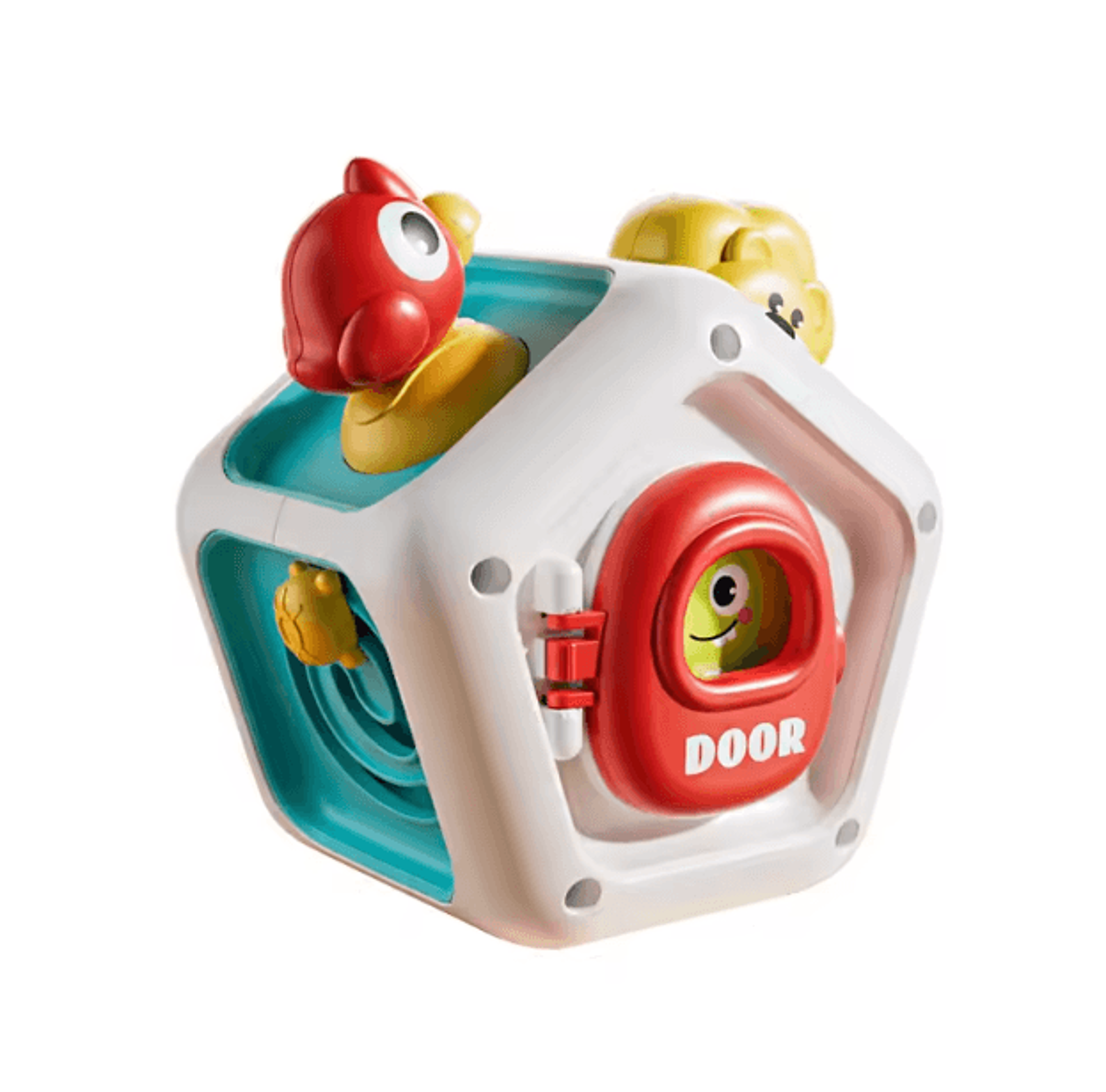 Montessori Baby Busy Board Cube  Sensory Lock Box Toy For Fine Motor Skill Development 4
