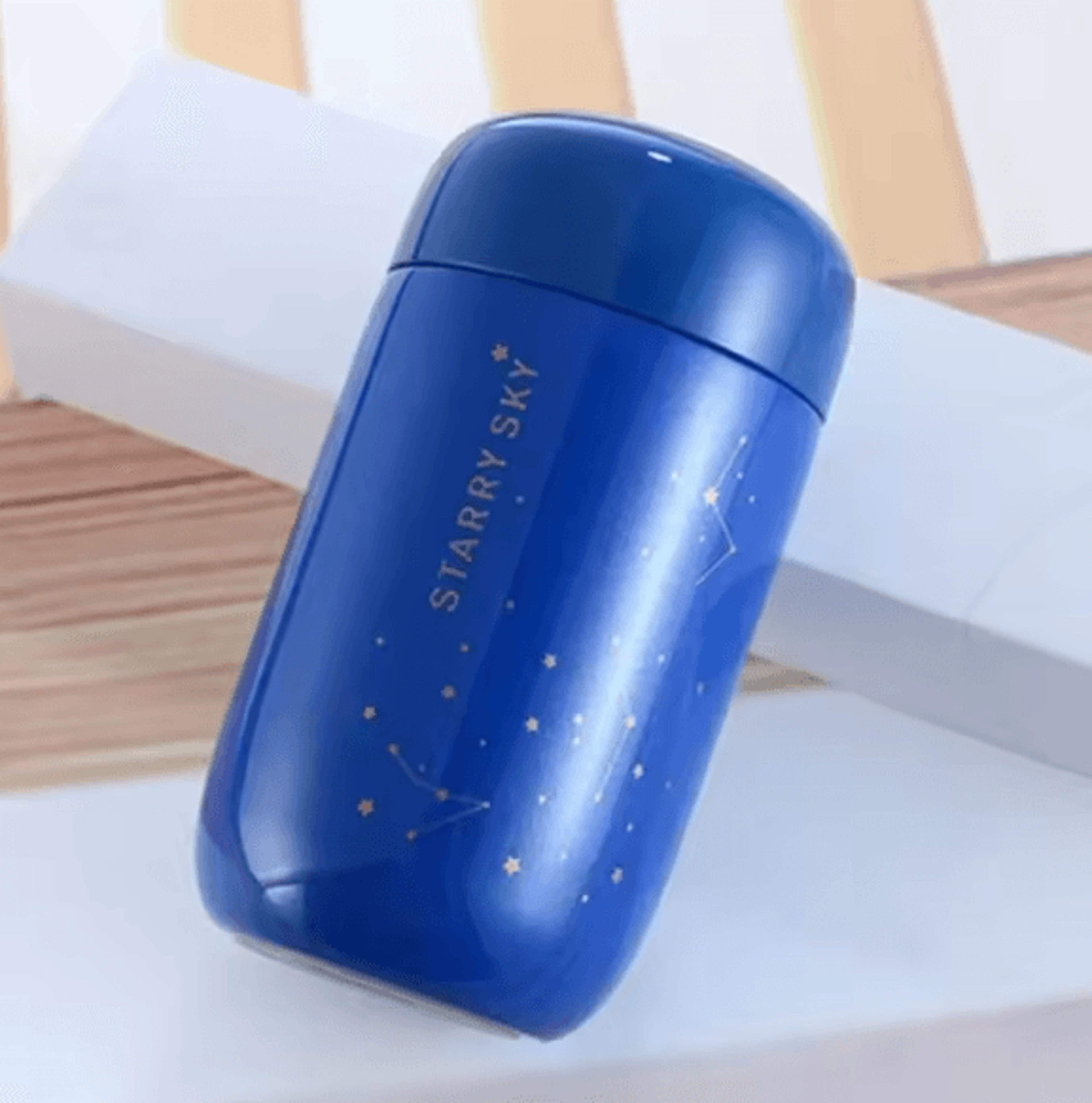 Starry Sky Mini Thermos Bottle  200ML Stainless Steel Leakproof Coffee Flask 2