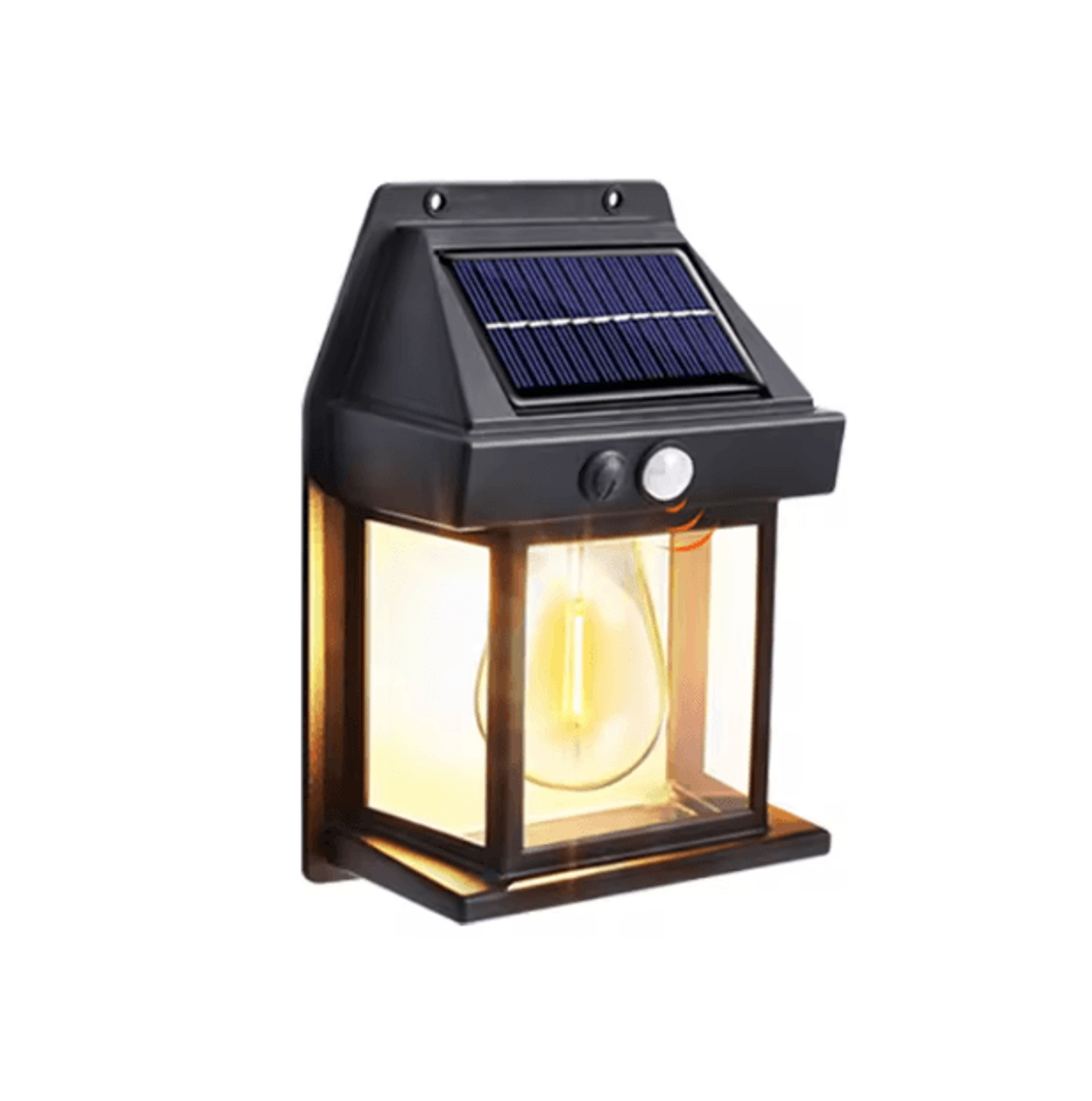 Solar Motion Sensor Wall Light  Waterproof Tungsten Filament Outdoor Lamp 3