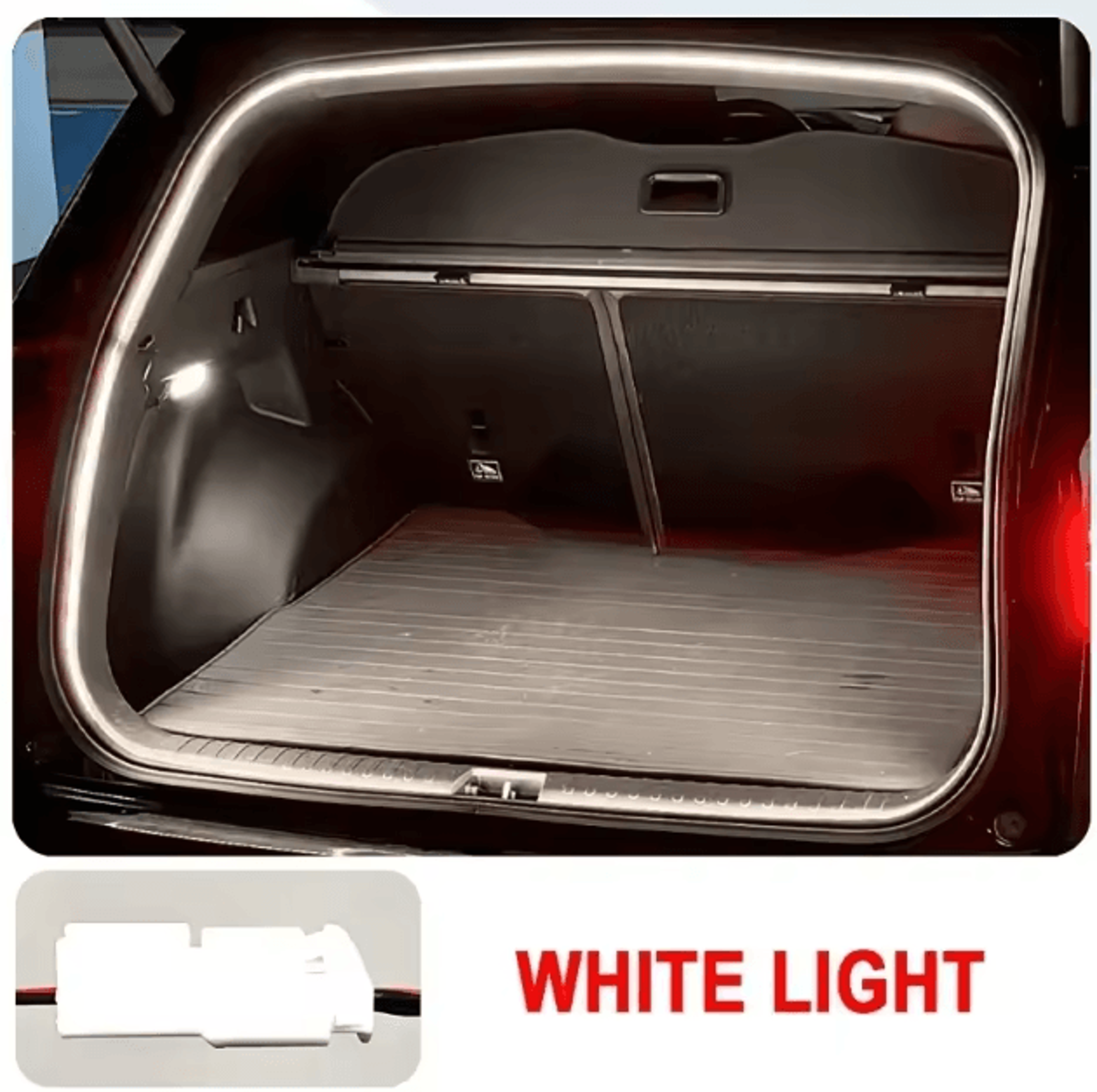 LED Trunk Light Strip For Renault Koleos Automatic Interior Ambient Light Bar For Car Boot 3