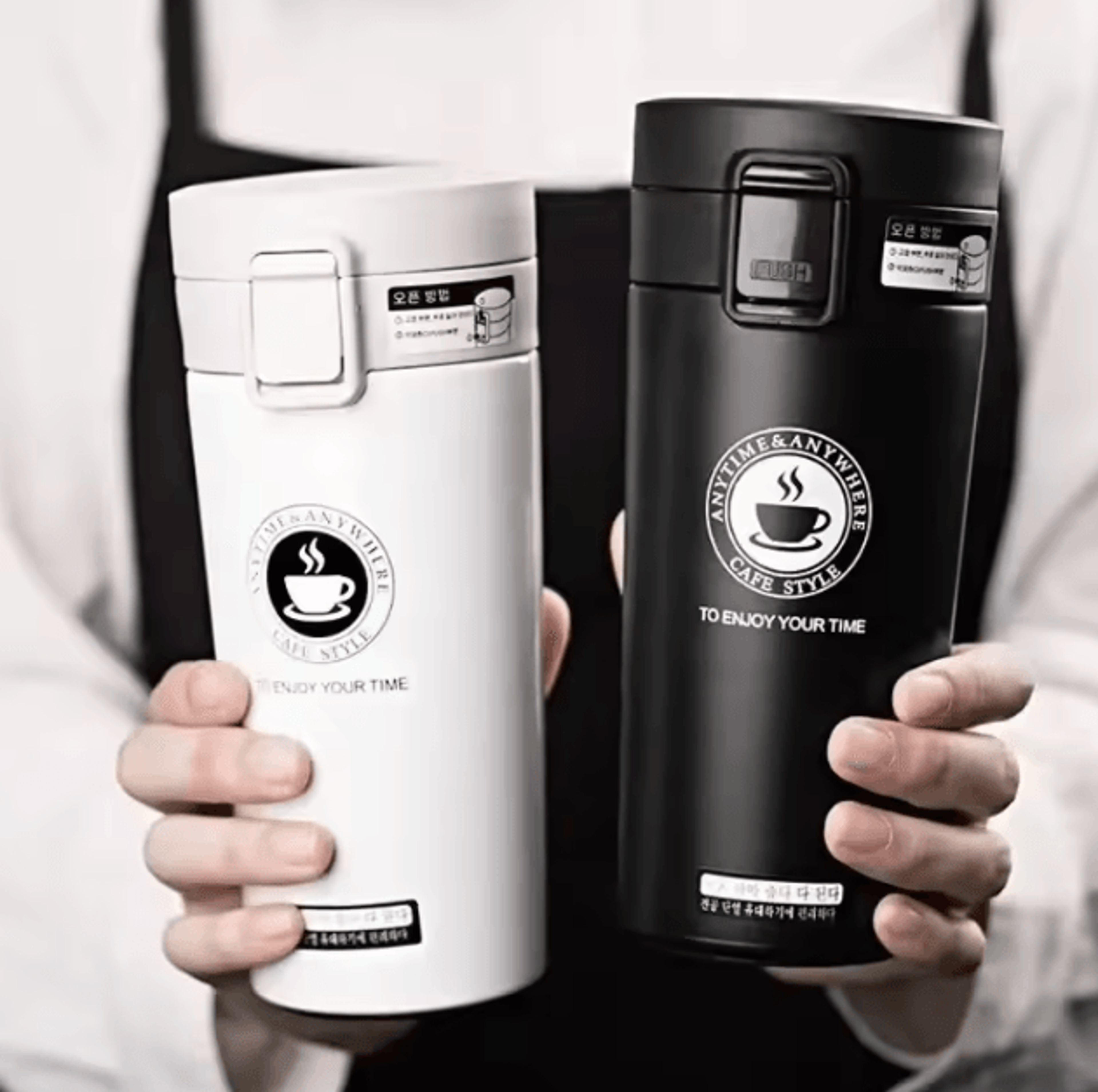 380510ML Stainless Steel Thermal Mug  LeakProof Vacuum Insulated Coffee  Tea Travel Bottle 0