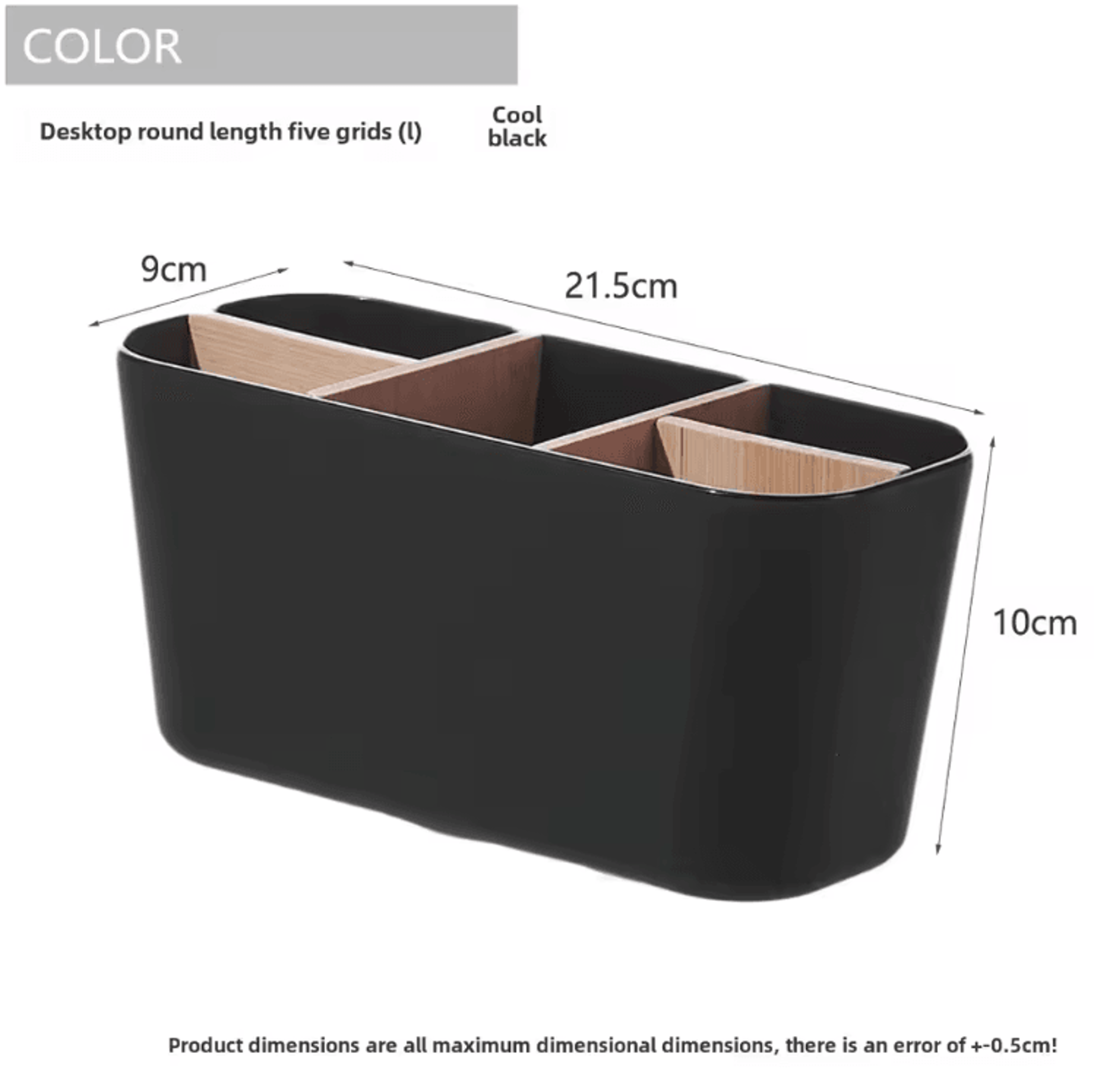 Bamboo Electric Toothbrush Holder Organizer  MultiCompartment Bathroom Storage Box For Toothbrush R 3