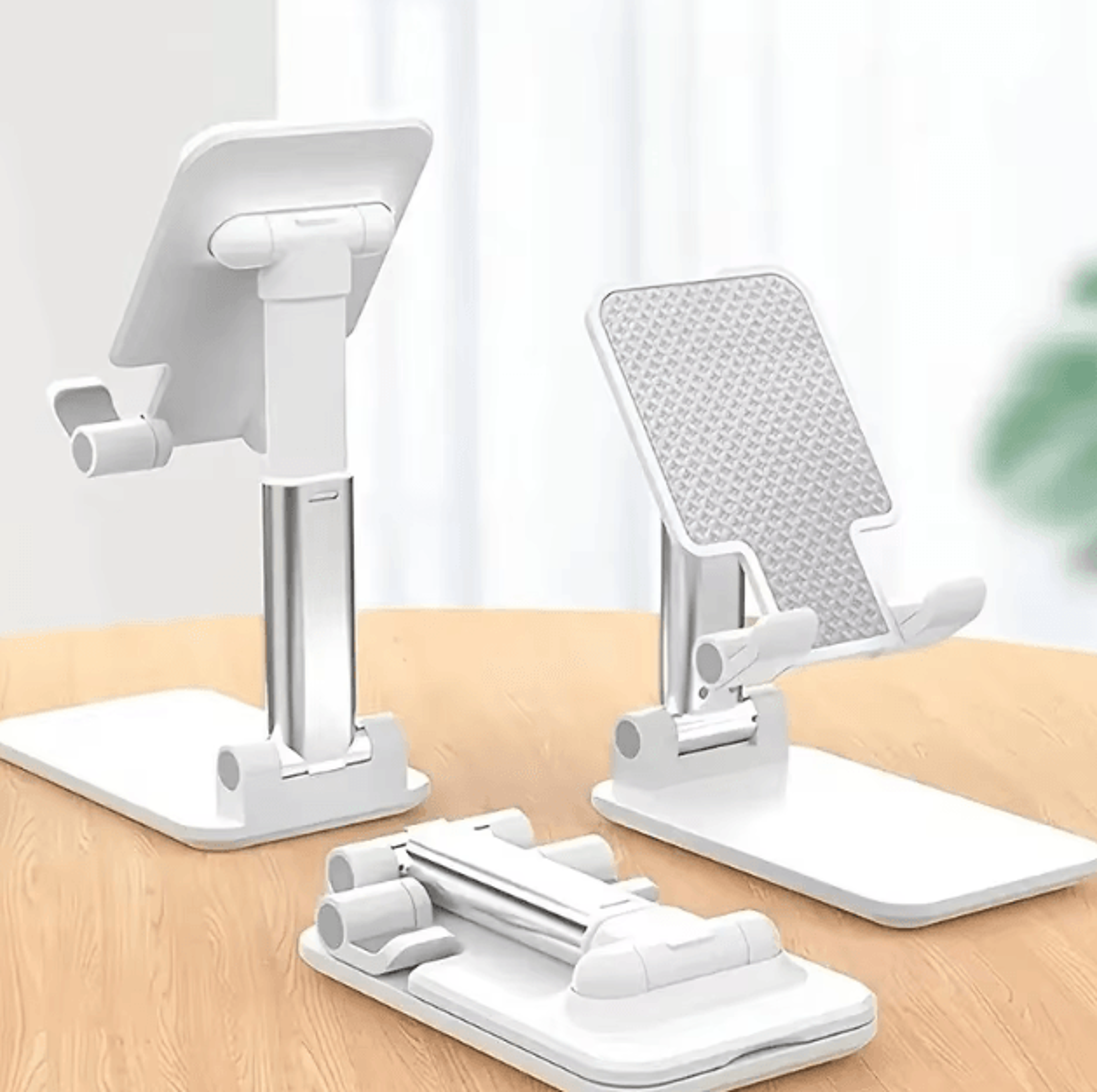 Adjustable Desktop Phone  Tablet Holder  Foldable Universal Stand For IPhone IPad  Android Devices 0