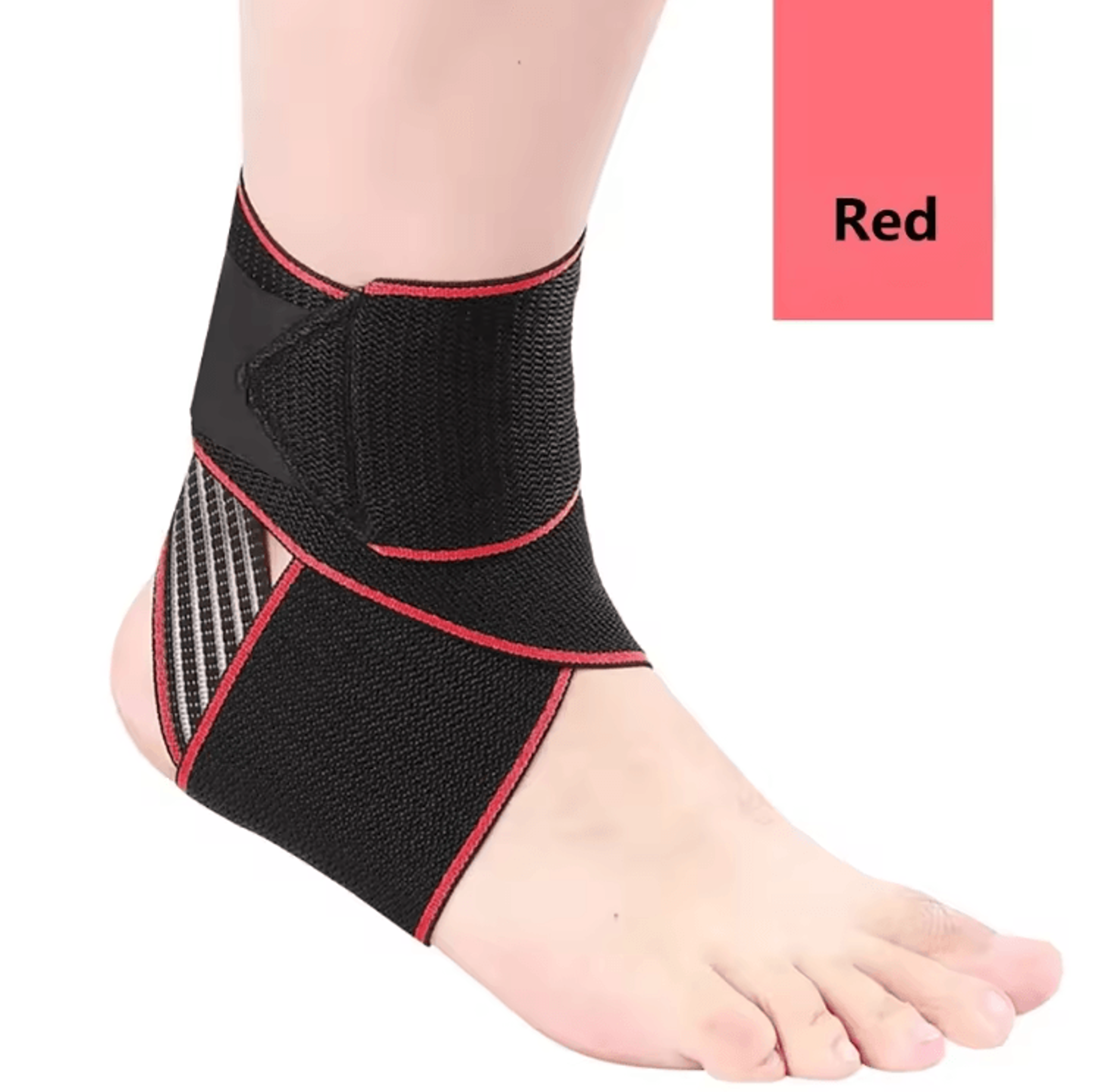 FlexGuard Elastic Ankle Support Brace  Compression Sports Wrap 7