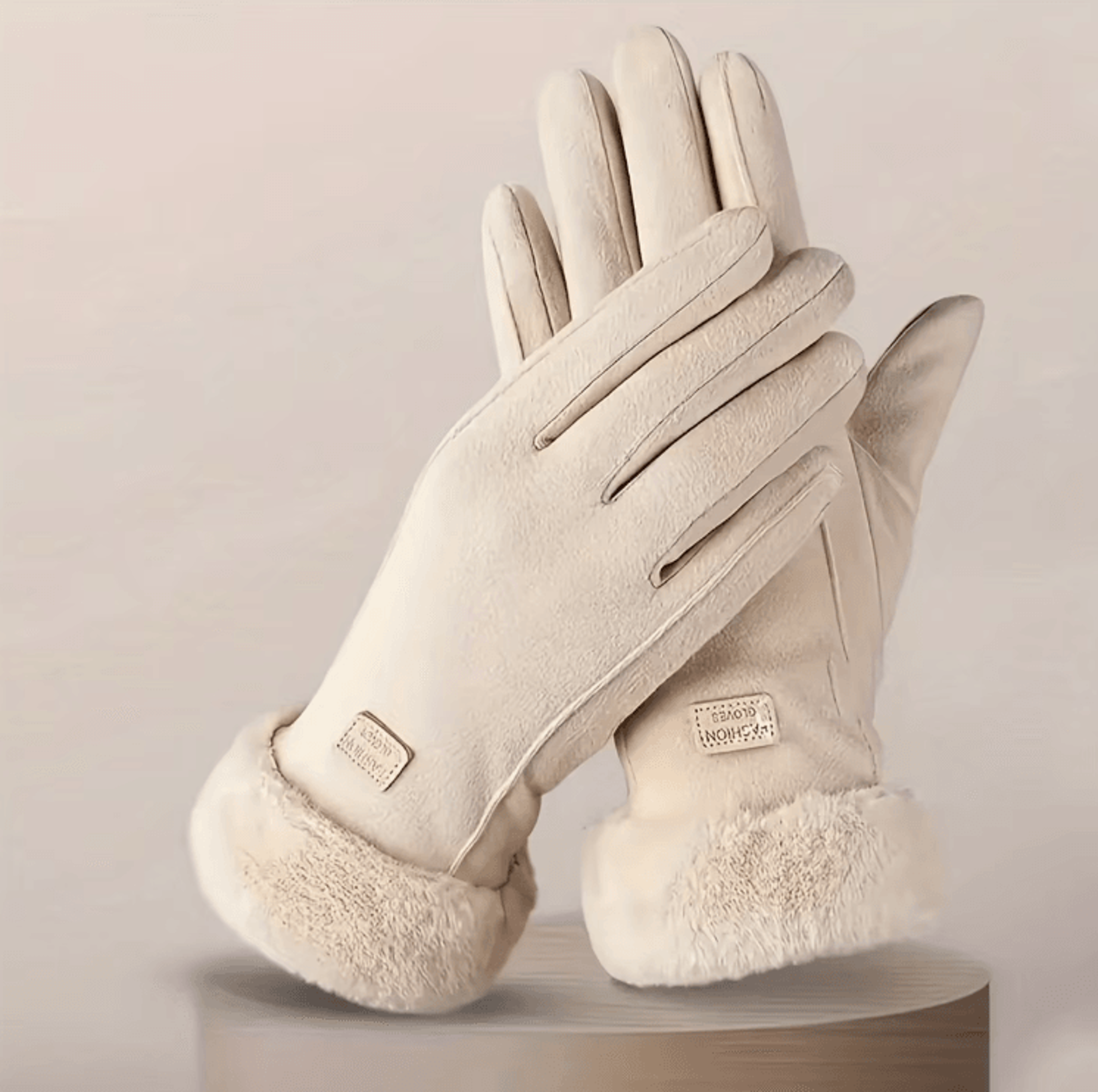 CozyTouch Plush Lined Winter Touchscreen Gloves  Soft Thermal Warmth In Style 0