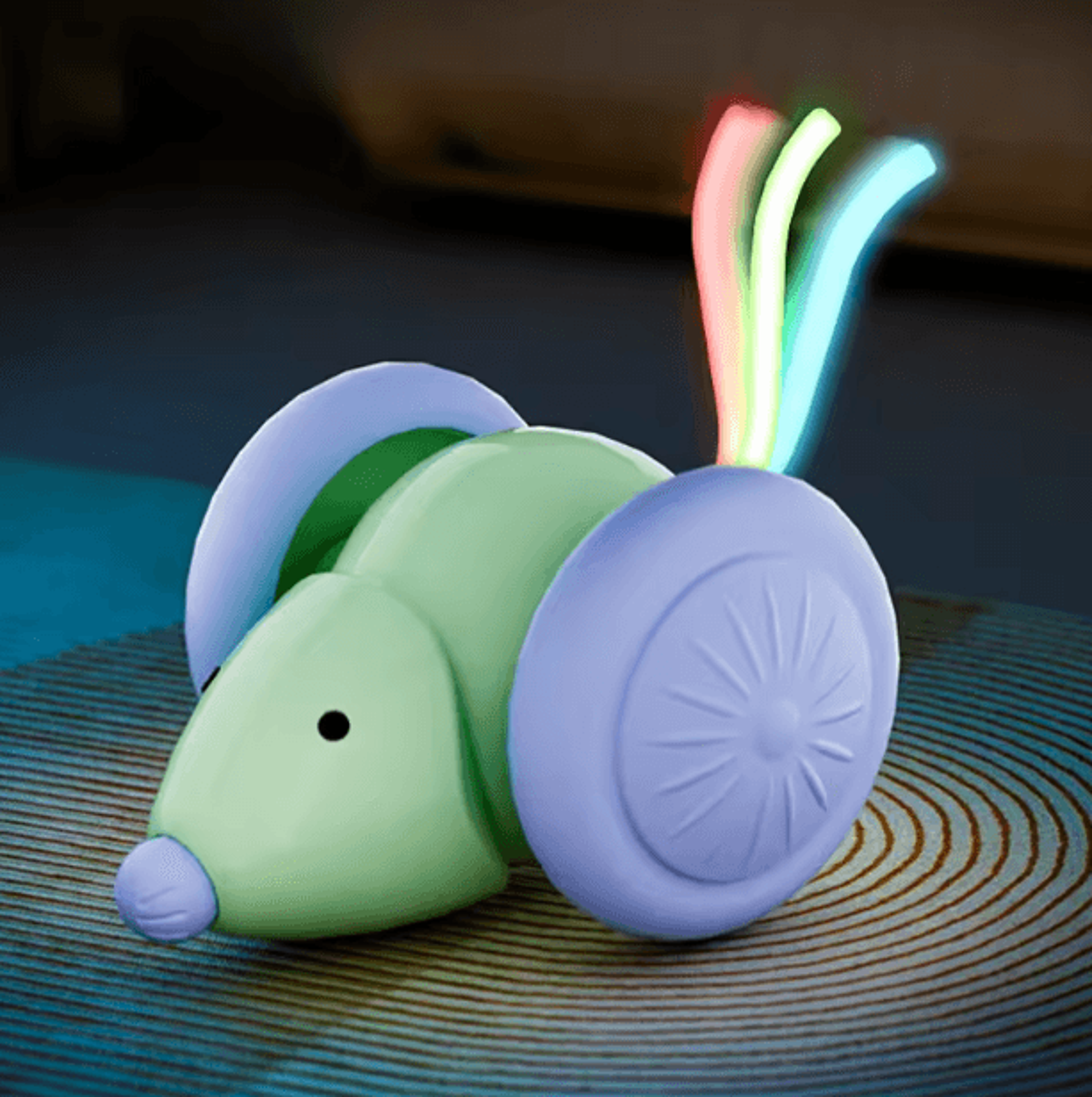 SmartChase Electric Mouse Cat Toy  Rechargeable Interactive Teaser Car 1