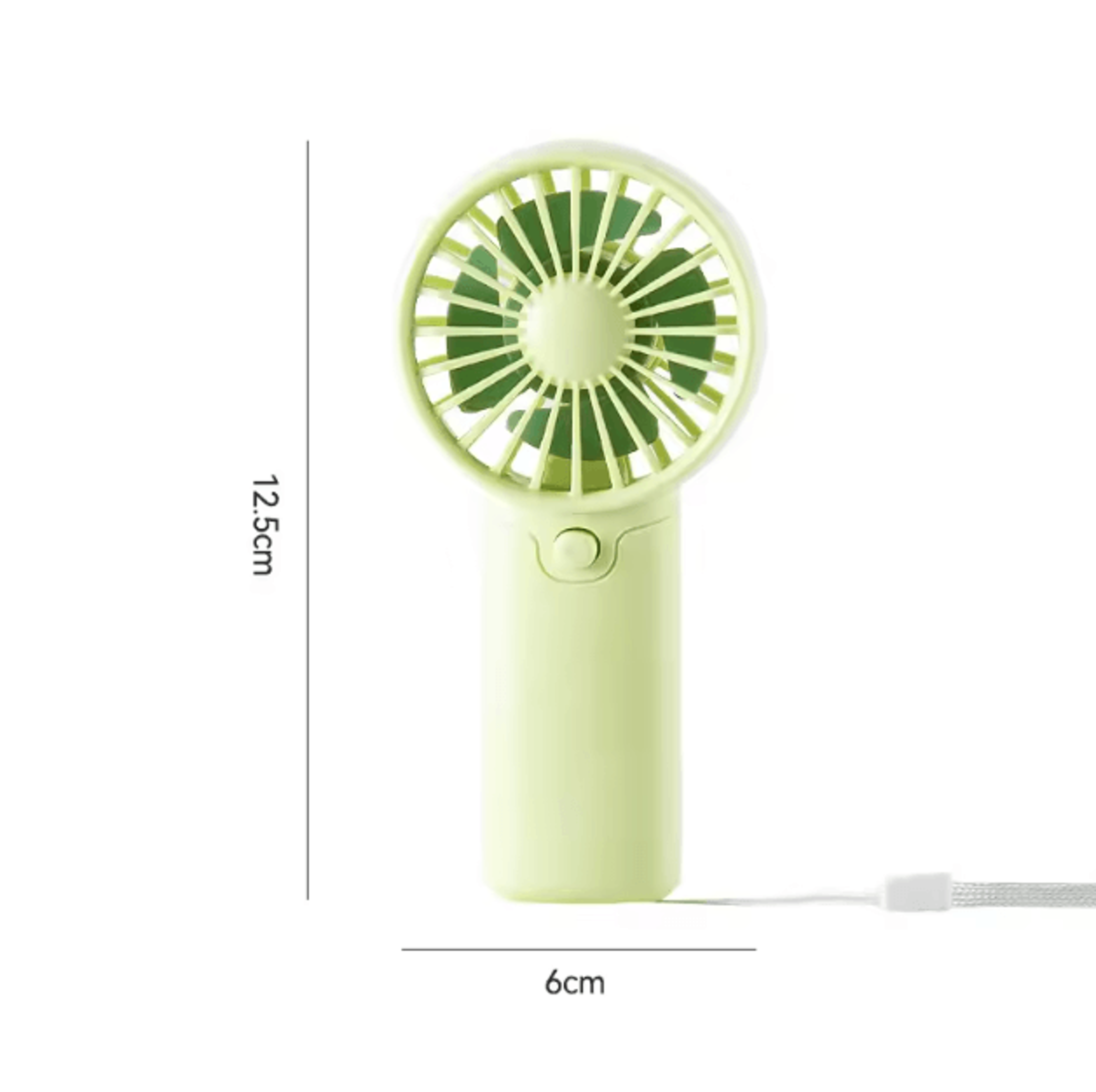 Portable Mini Handheld Fan Lightweight Pocket Air Cooler AA Battery Cooling Fan 5