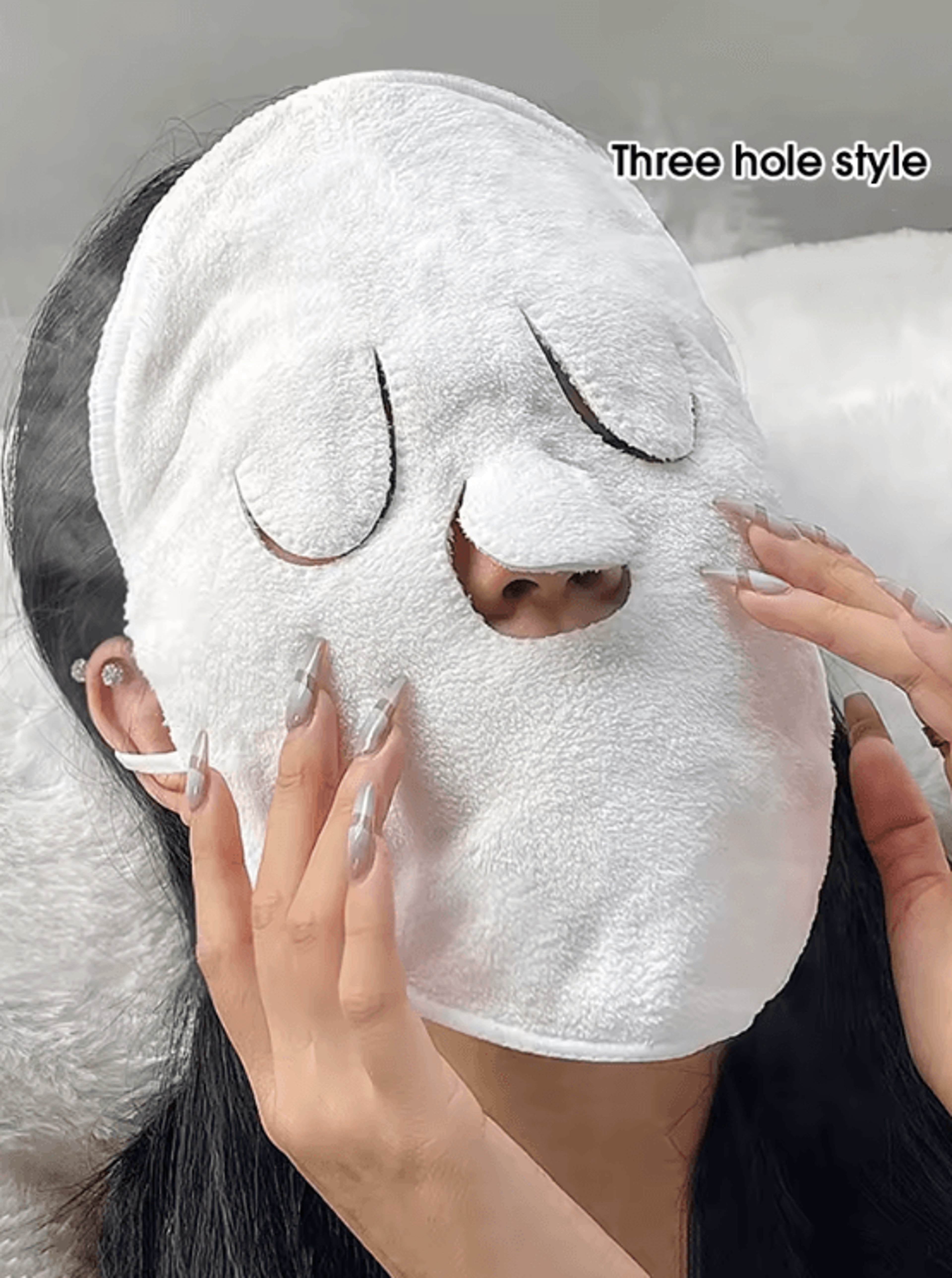 Soft Steam Heating Facial Towel For SpaLike Skin Care At Home 2