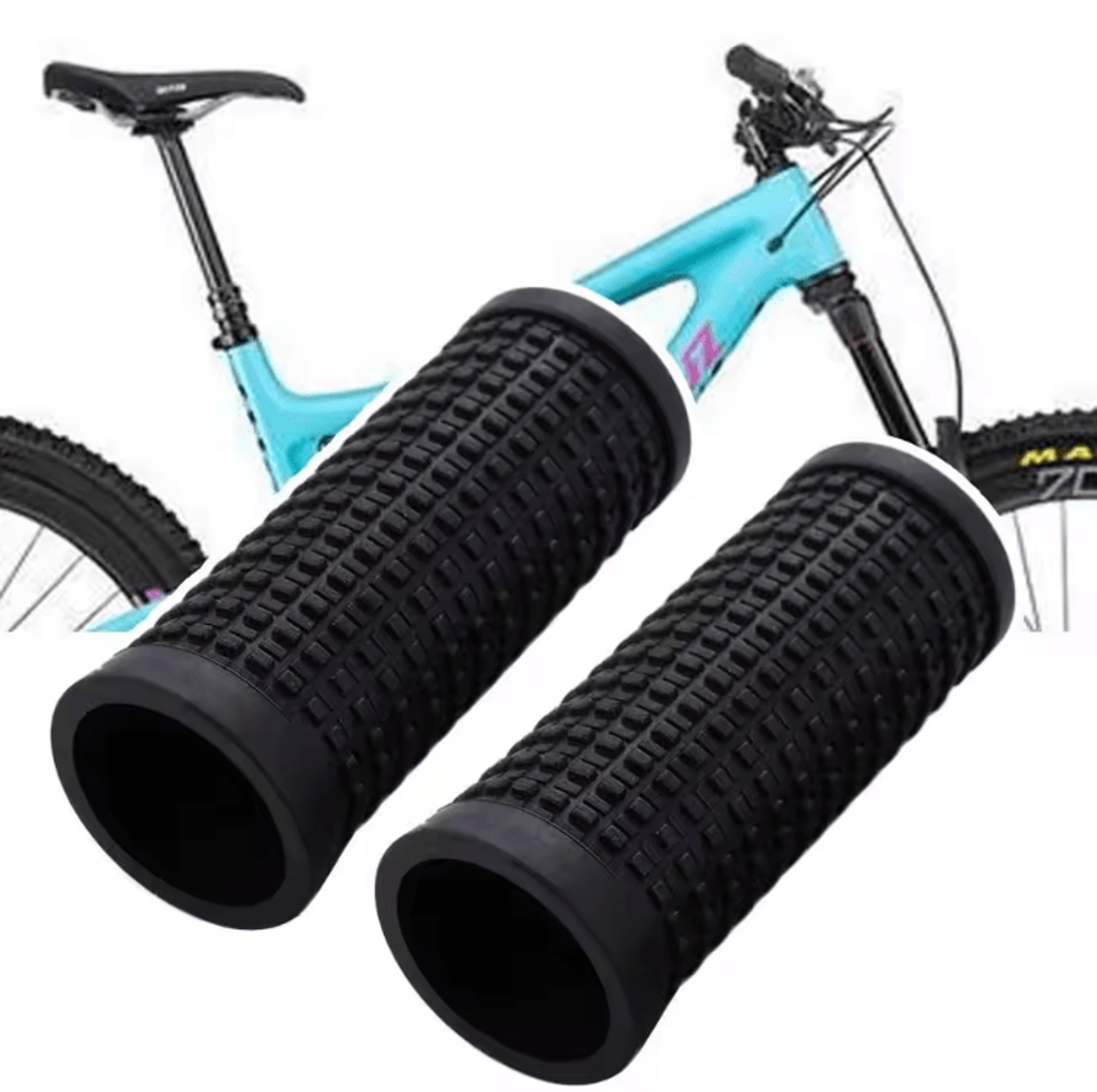 Compact MTB Handlebar Grips 222mm For Better Control  Comfortable Riding 0