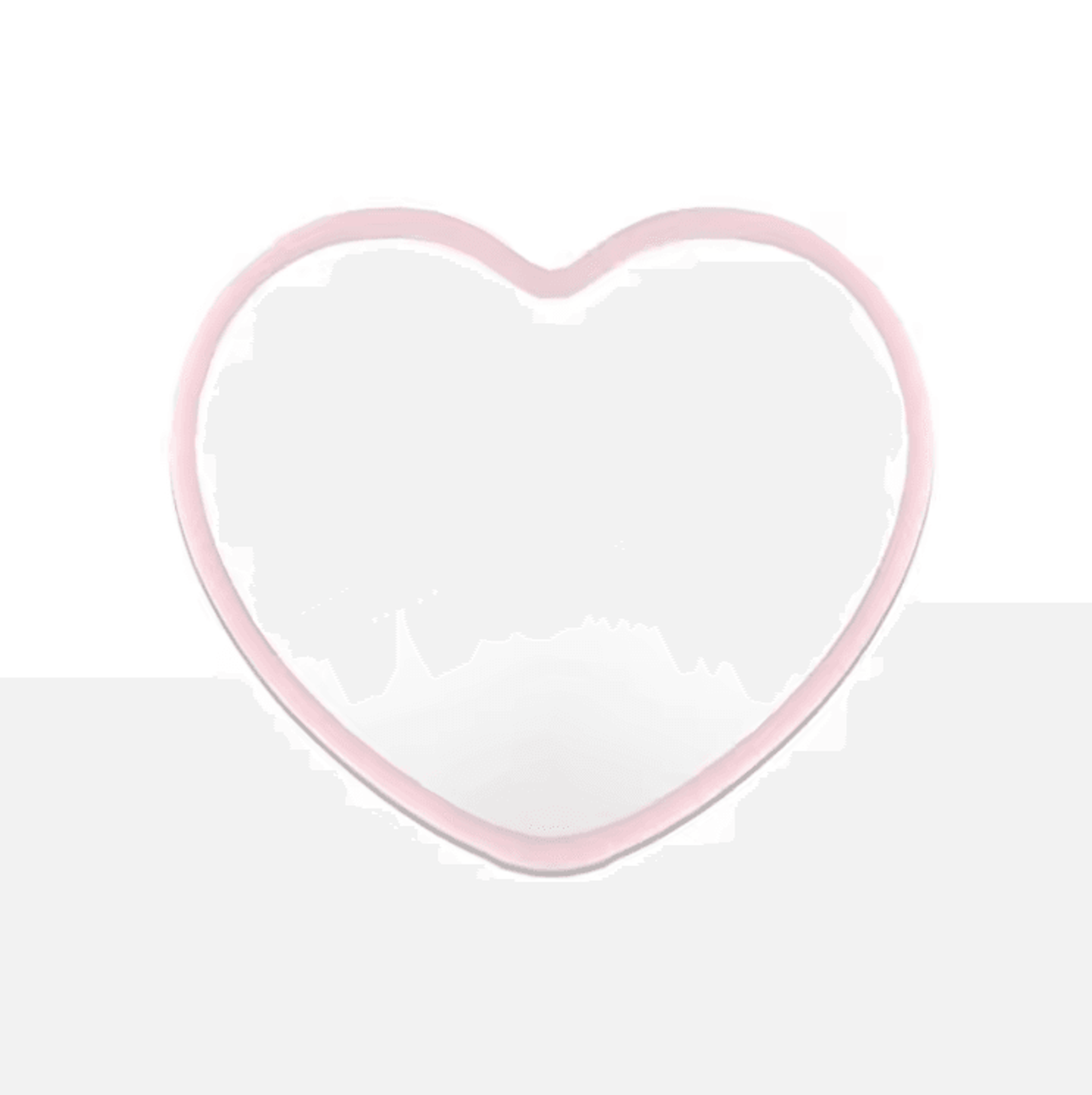 HeartShaped Mini Makeup Mirror  Cute Portable Handheld Beauty Mirror 2