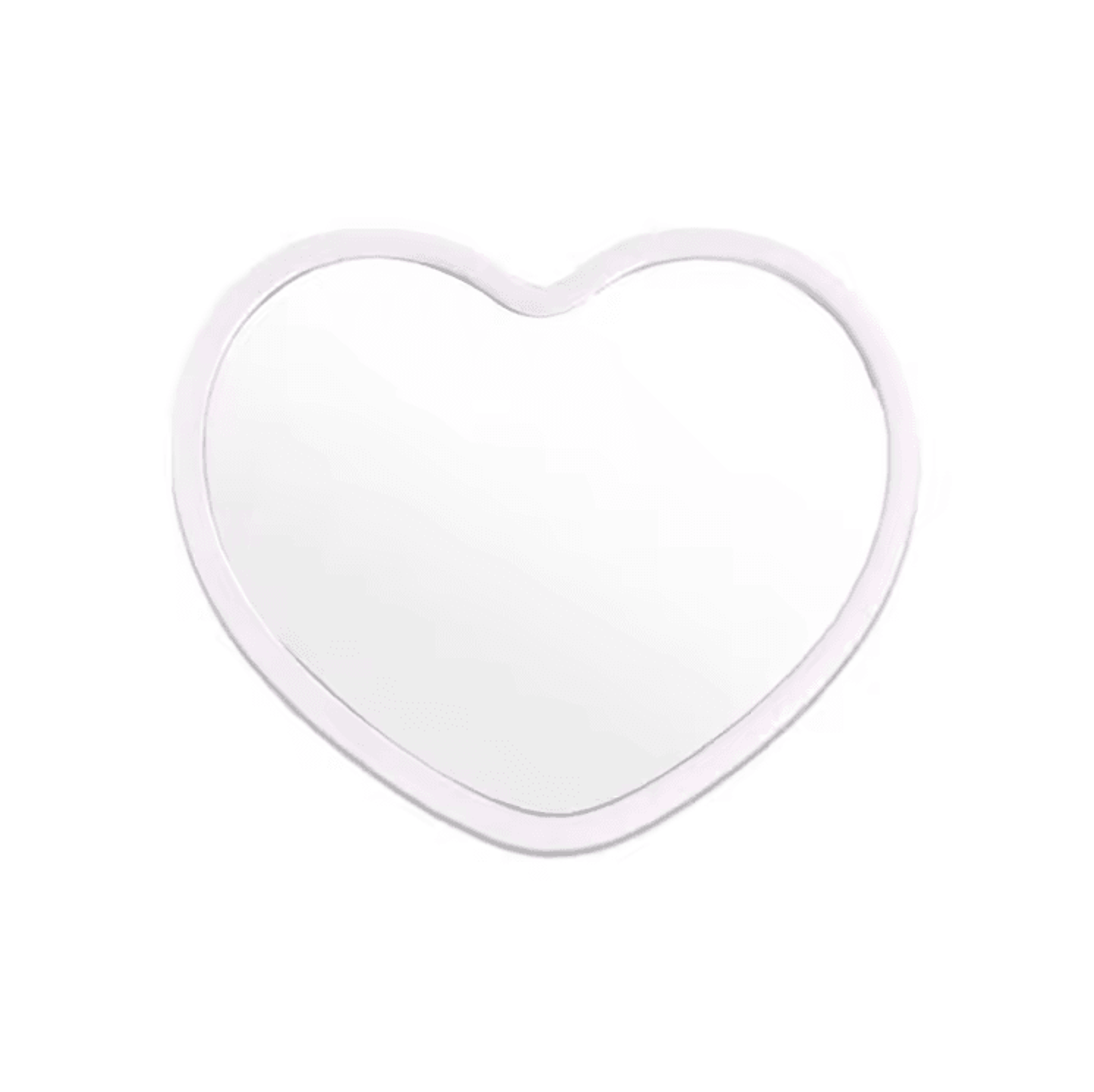 HeartShaped Mini Makeup Mirror  Cute Portable Handheld Beauty Mirror 3