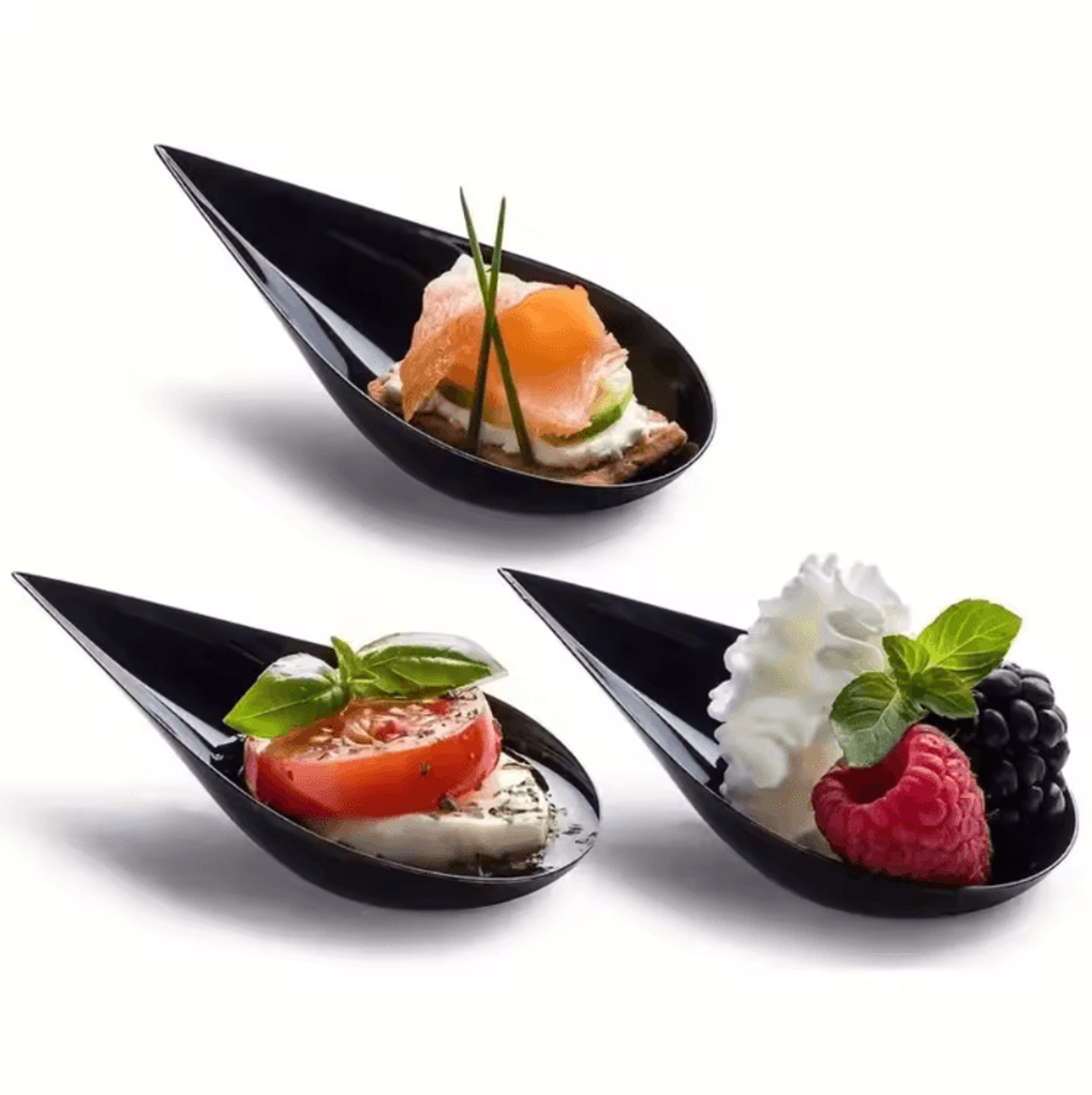 10PCS Reusable Mini Appetizer Plates  Unbreakable Plastic Tasting Cups For Desserts  Sauces 2