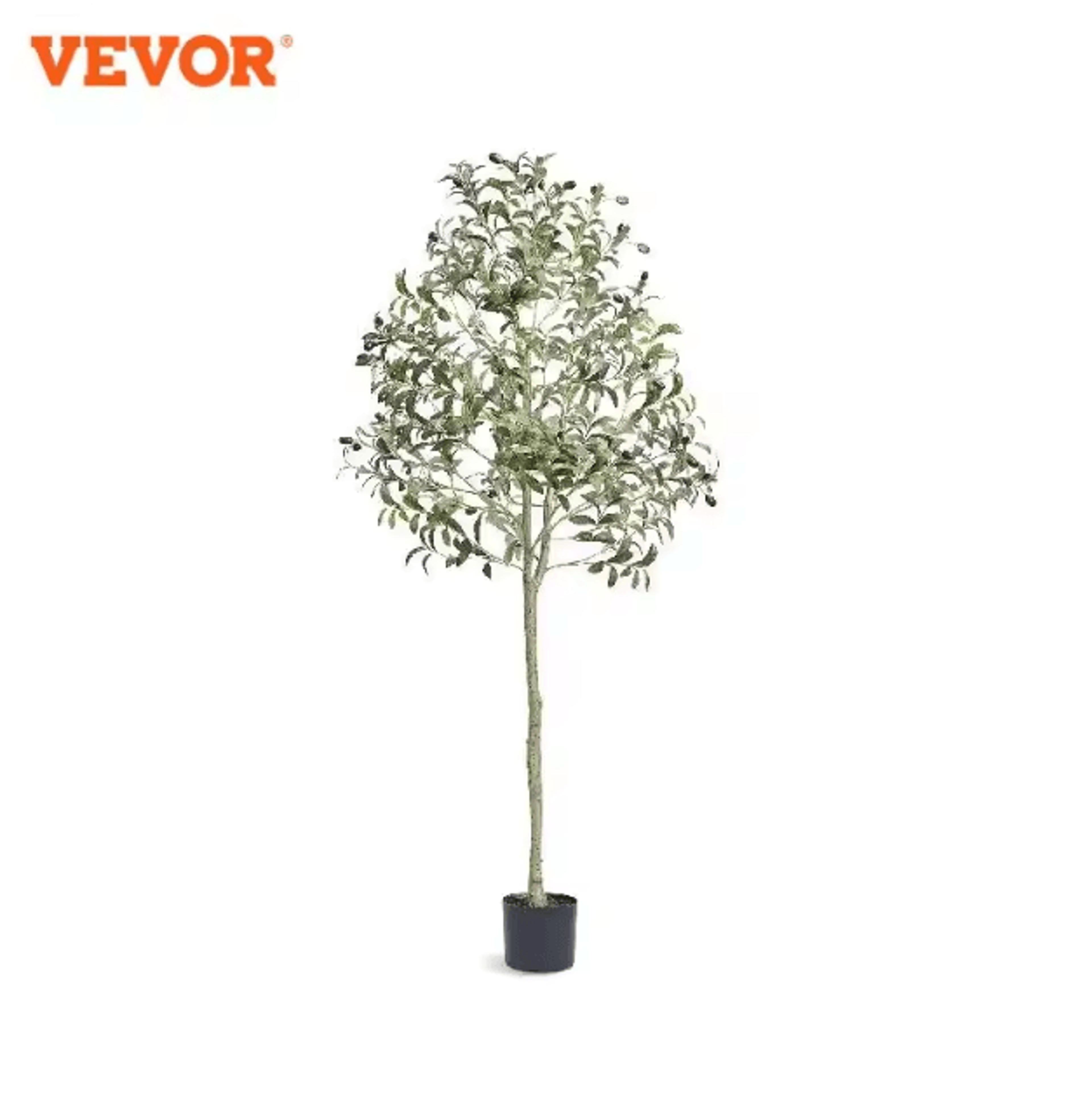 46FT Artificial Olive Tree In Pot  Realistic Faux Indoor Tree With Stable Base 0
