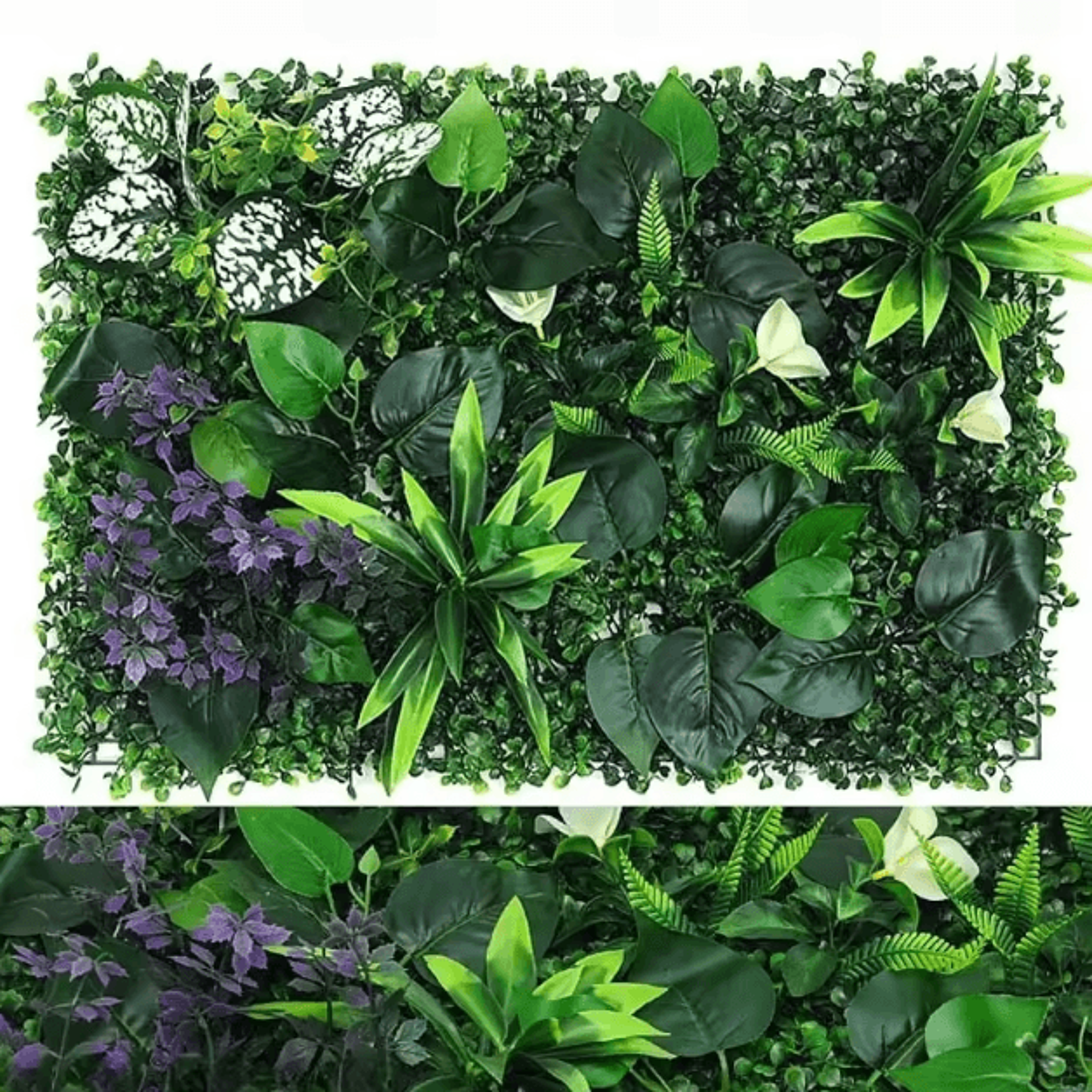 Artificial Boxwood Wall Panel Lush Green Hedge Decor For Indoor Outdoor Spaces 1