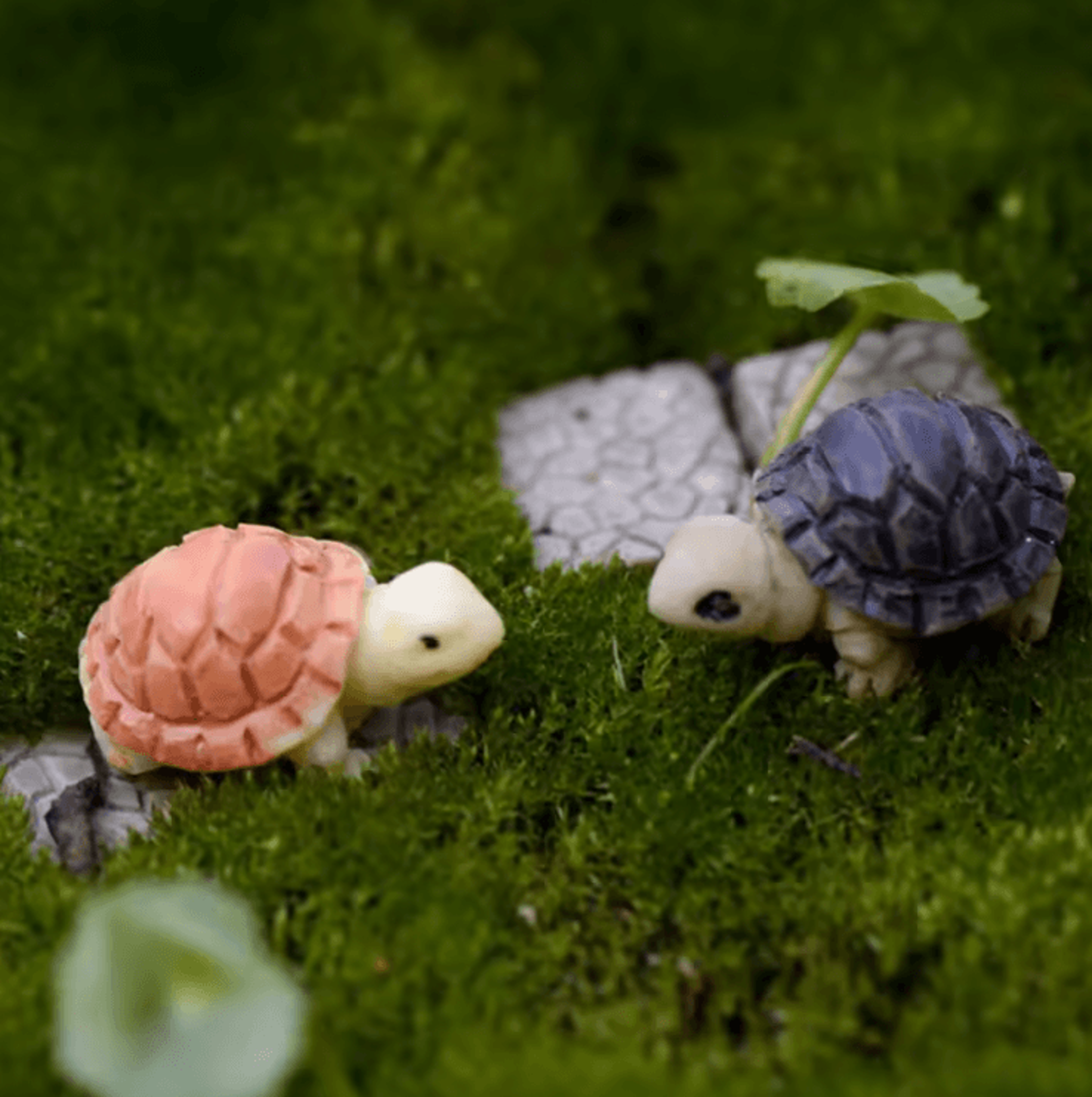 Mini Animal Figurines Set  Cute Resin Fairy Garden  Dollhouse Decor Accessories 13