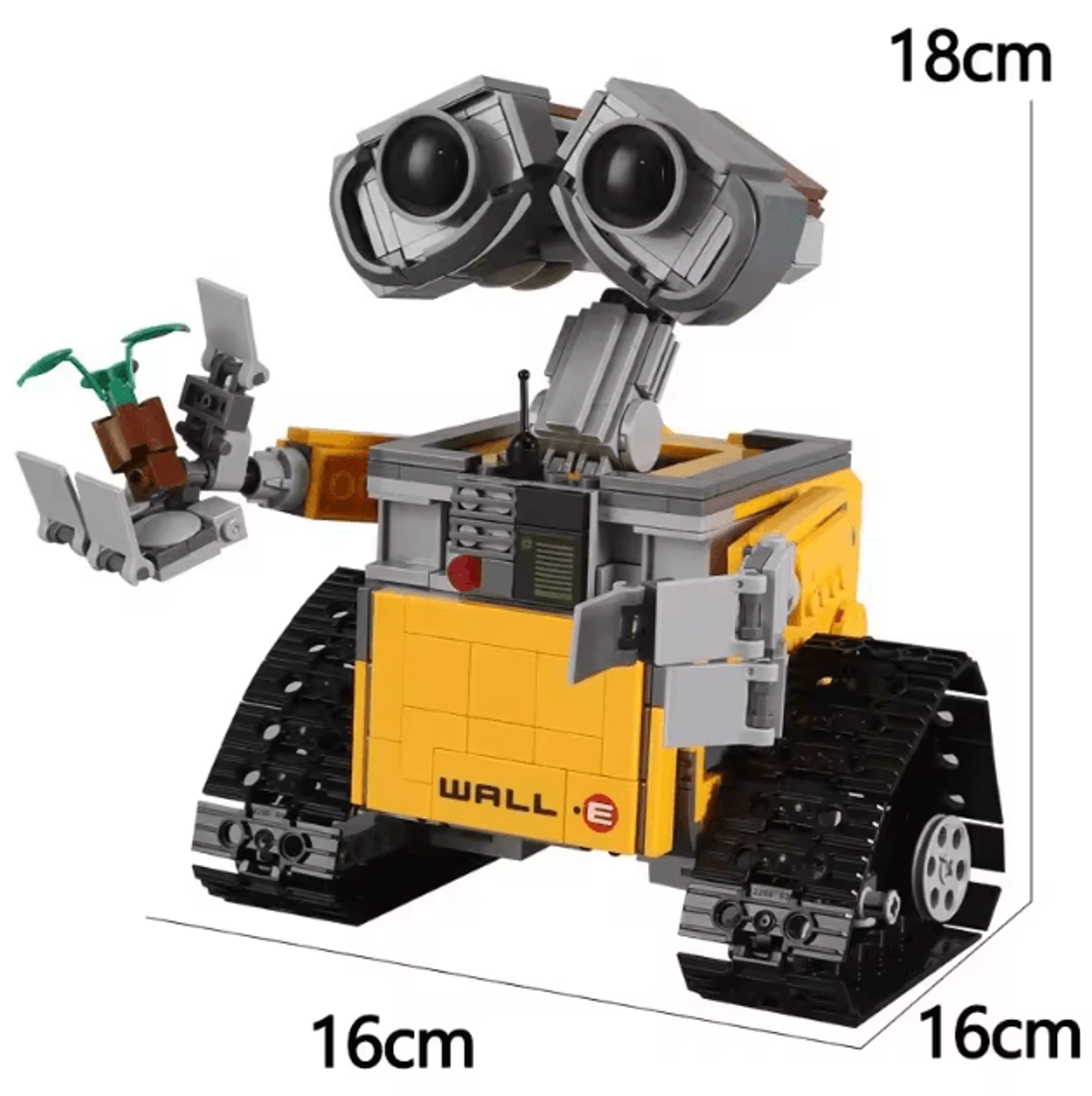 WallE Robot Building Block Set  687PCS DIY Assembly STEM Model Toy 4