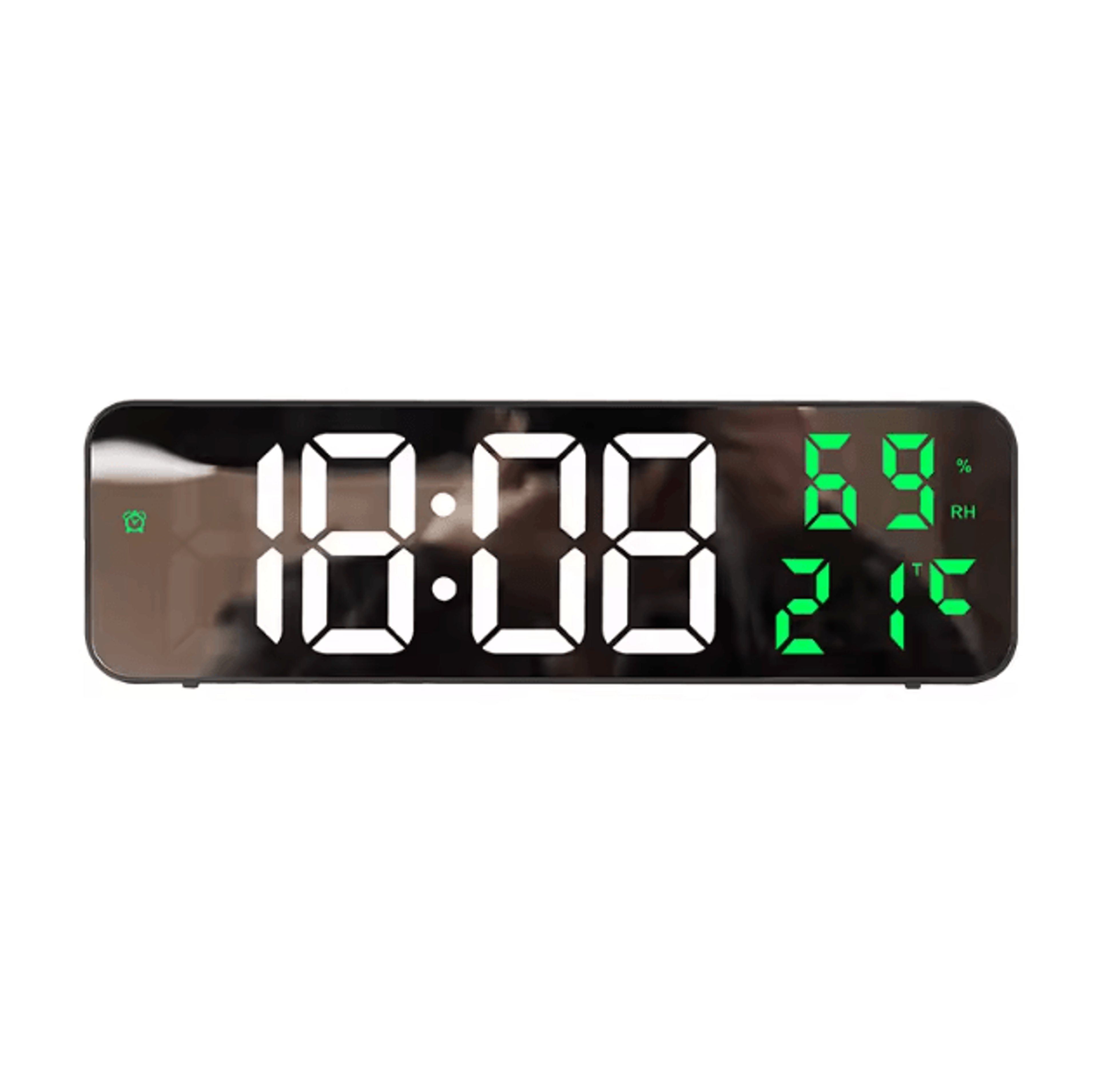 Large LED Digital Wall Clock  USB Powered Display With Temperature  Humidity Monitor 3