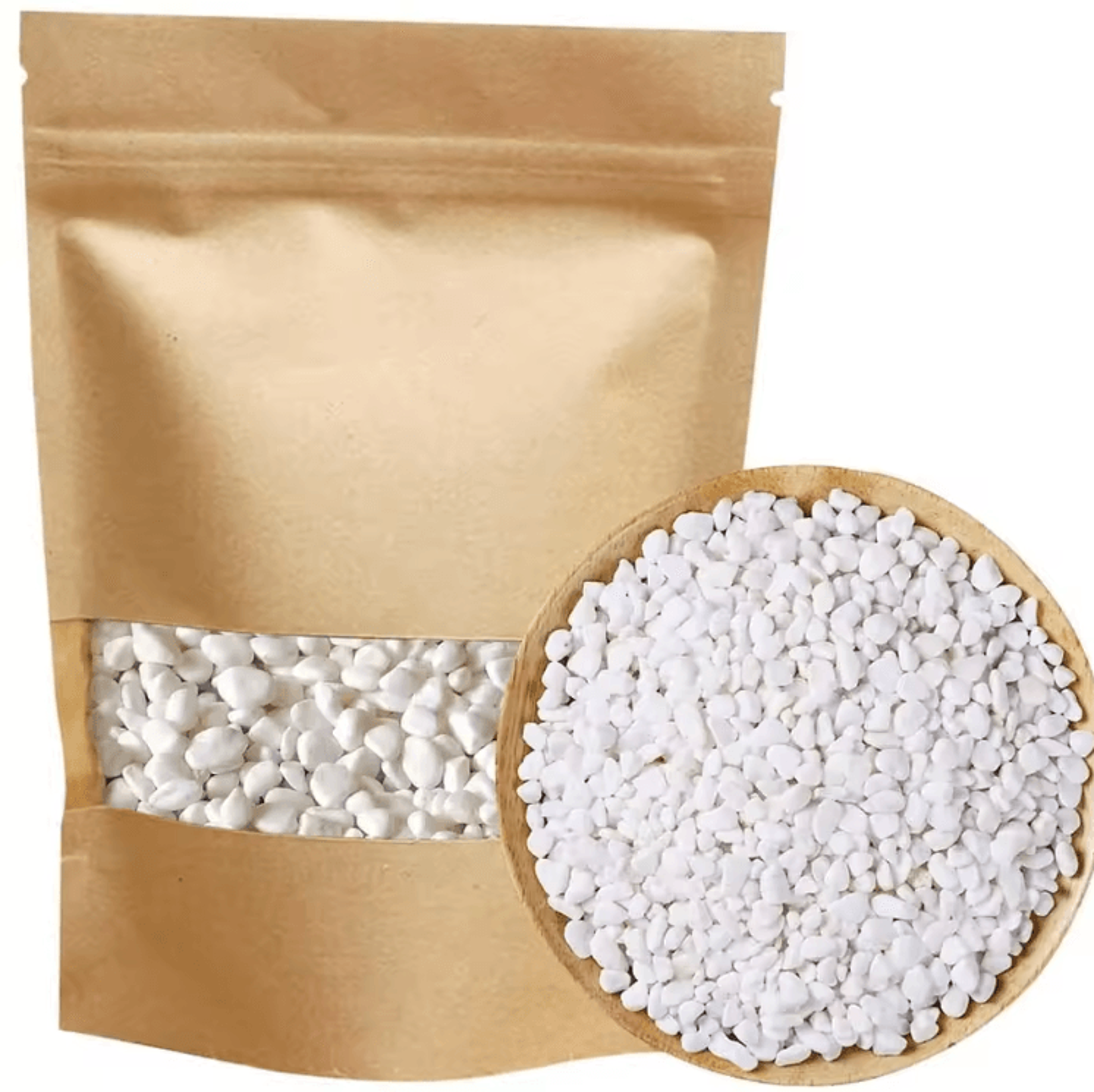Mini Decorative Pebbles  White Sand Set  DIY Succulent Aquarium  Garden Stone Decor 100500g 0