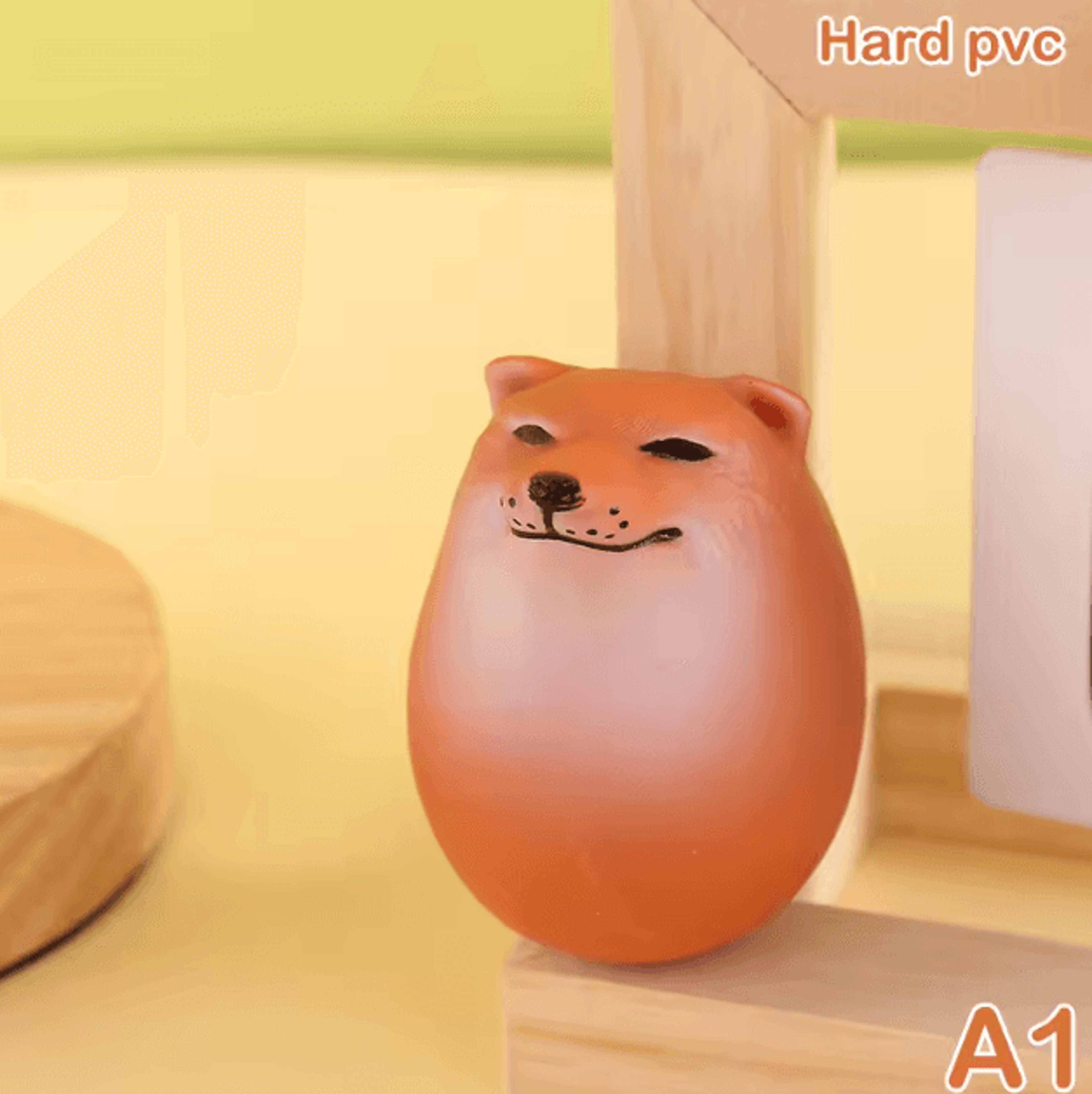 Shibako Dog Egg Creative Shiba Inu Realistic Egg Shape Desk Decor Dog  Egg Union Decorations For Ho 3