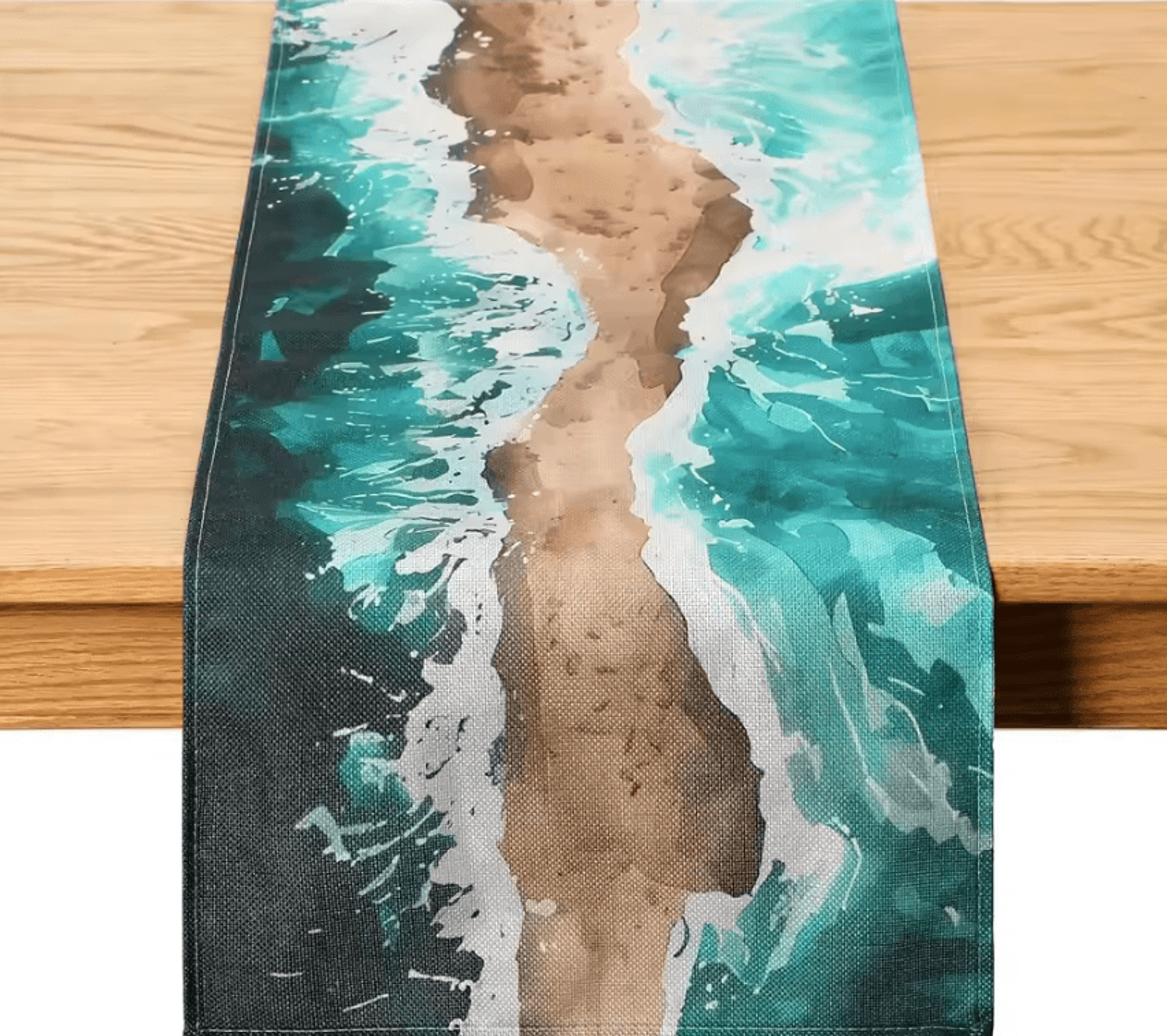 Passover Linen Table Runner  Elegant Pesach Seder Table Decor For Jewish Holiday Dining 0