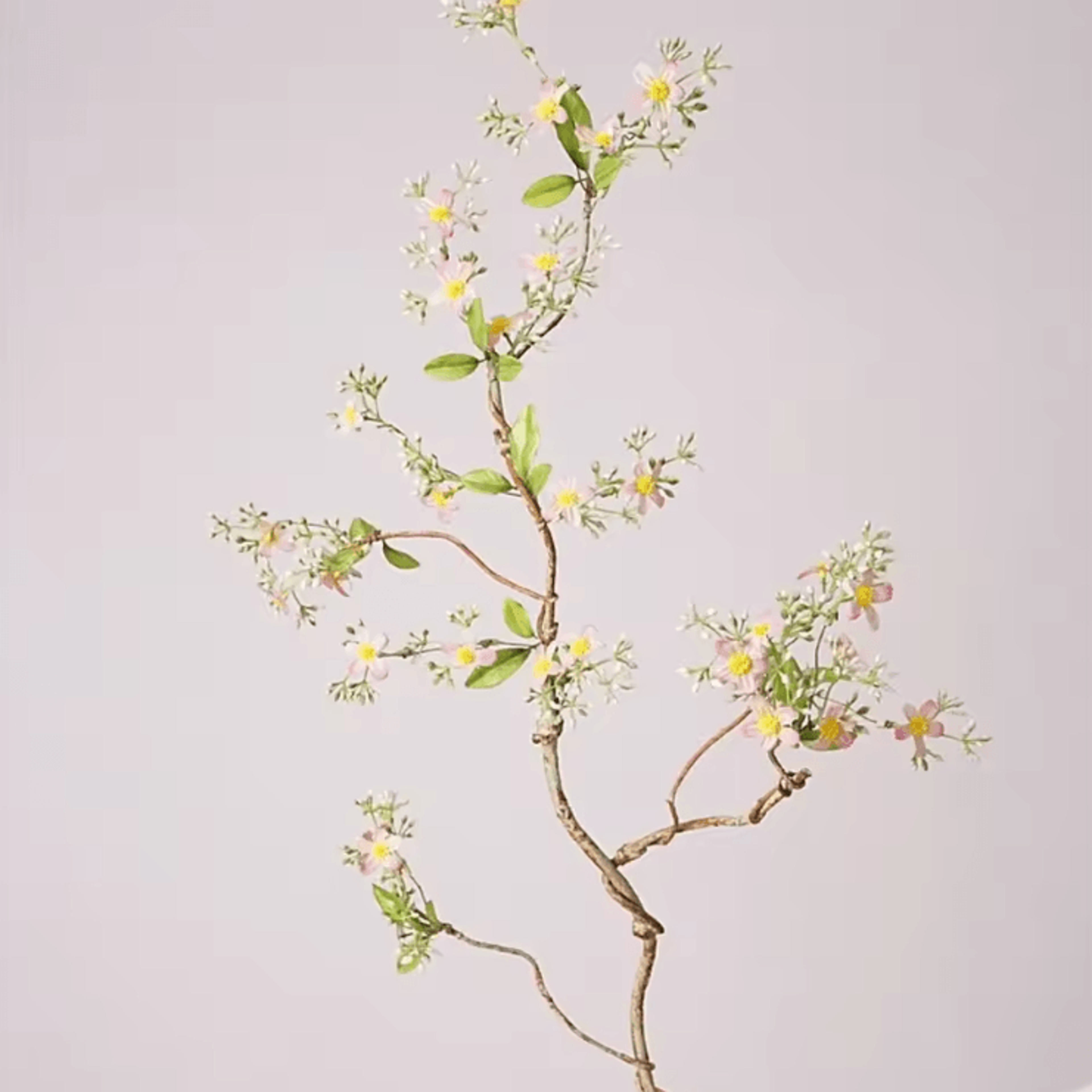 Luxury Artificial Willow Branch Decor  120cm Elegant Faux Tree Stem For Modern Home Styling 5