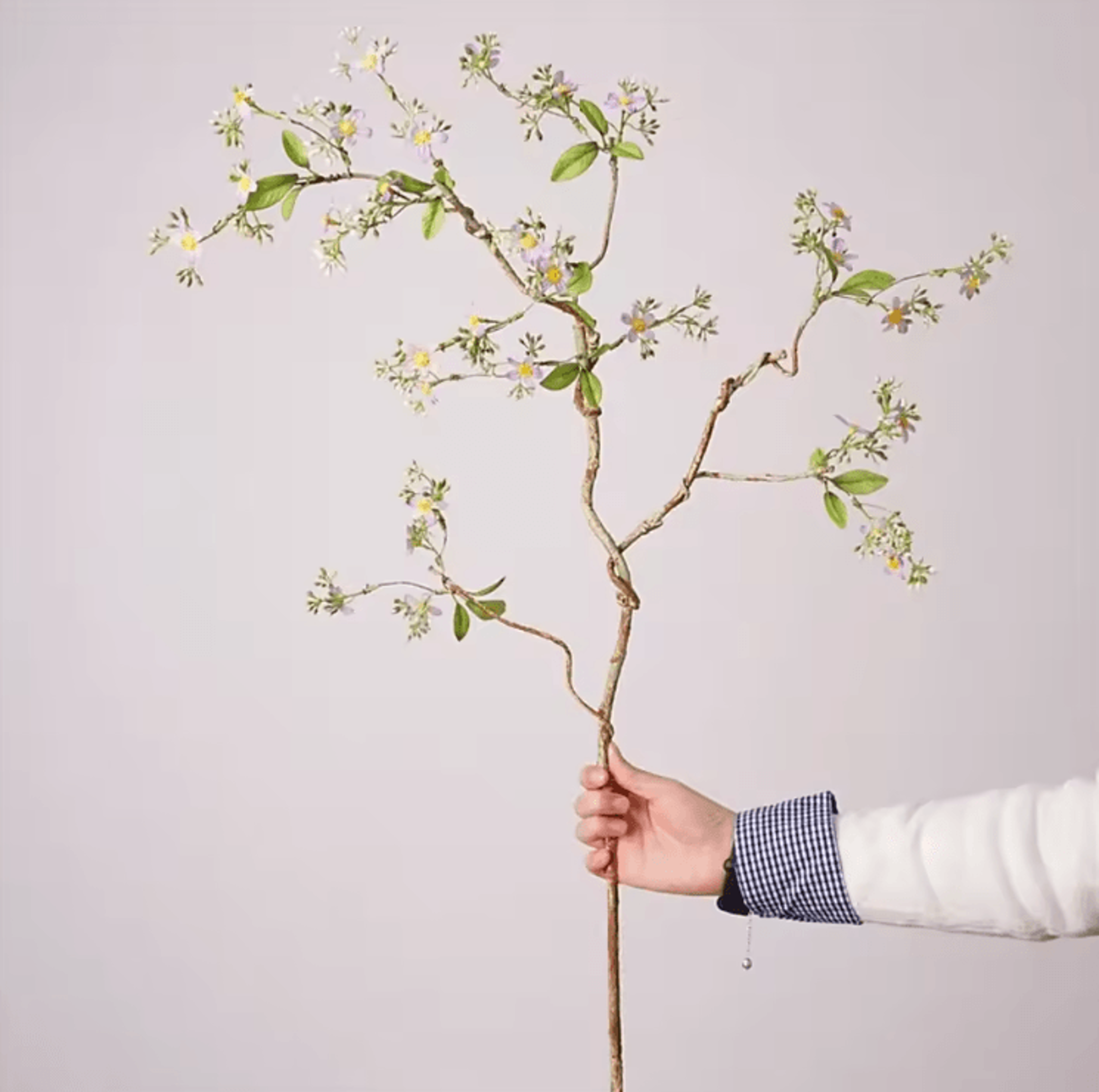 Luxury Artificial Willow Branch Decor  120cm Elegant Faux Tree Stem For Modern Home Styling 6