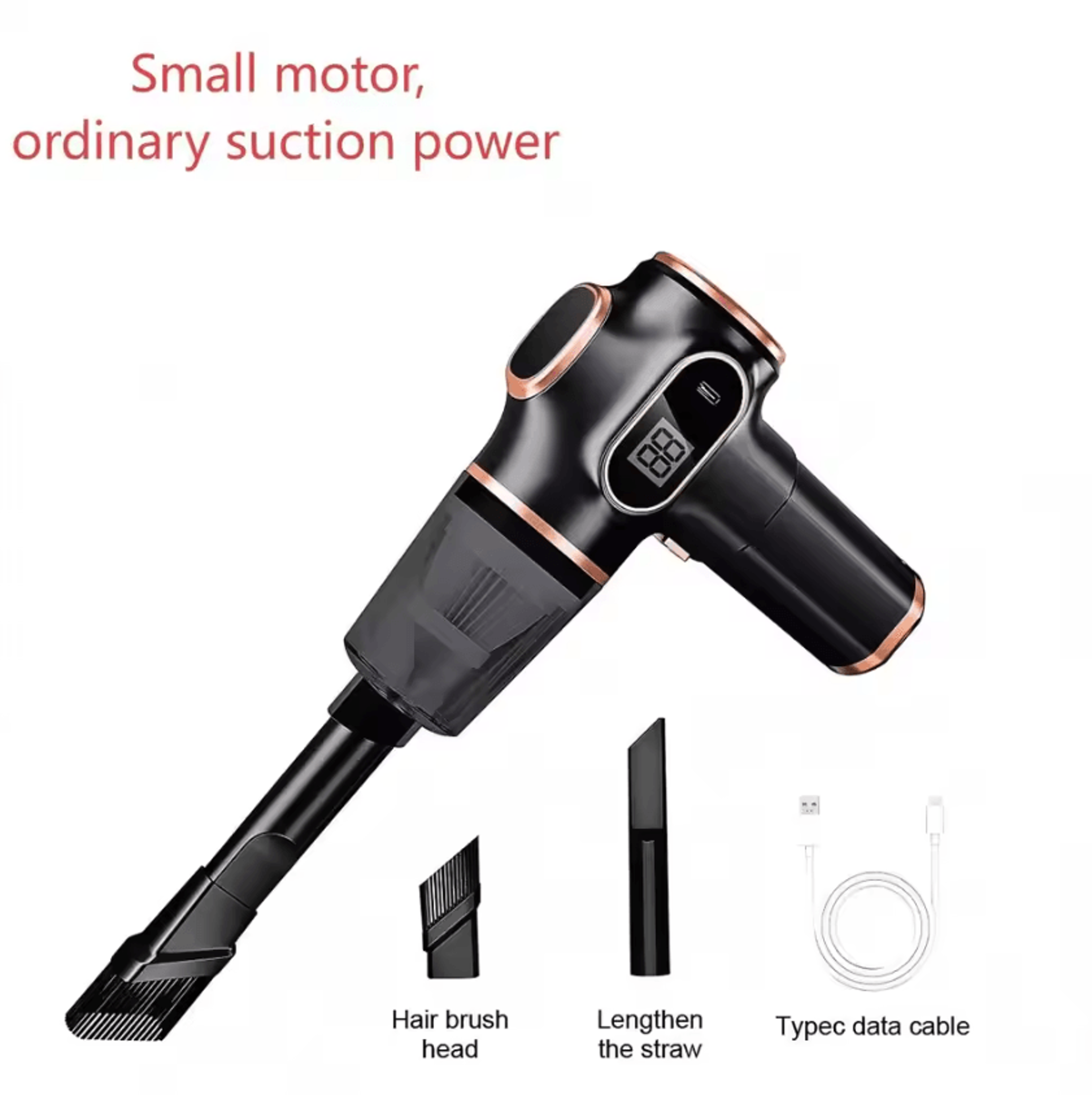 Ultra Portable HighPower Cordless Car Vacuum Cleaner  MultiSurface Handheld For Home  Pet Hair 0