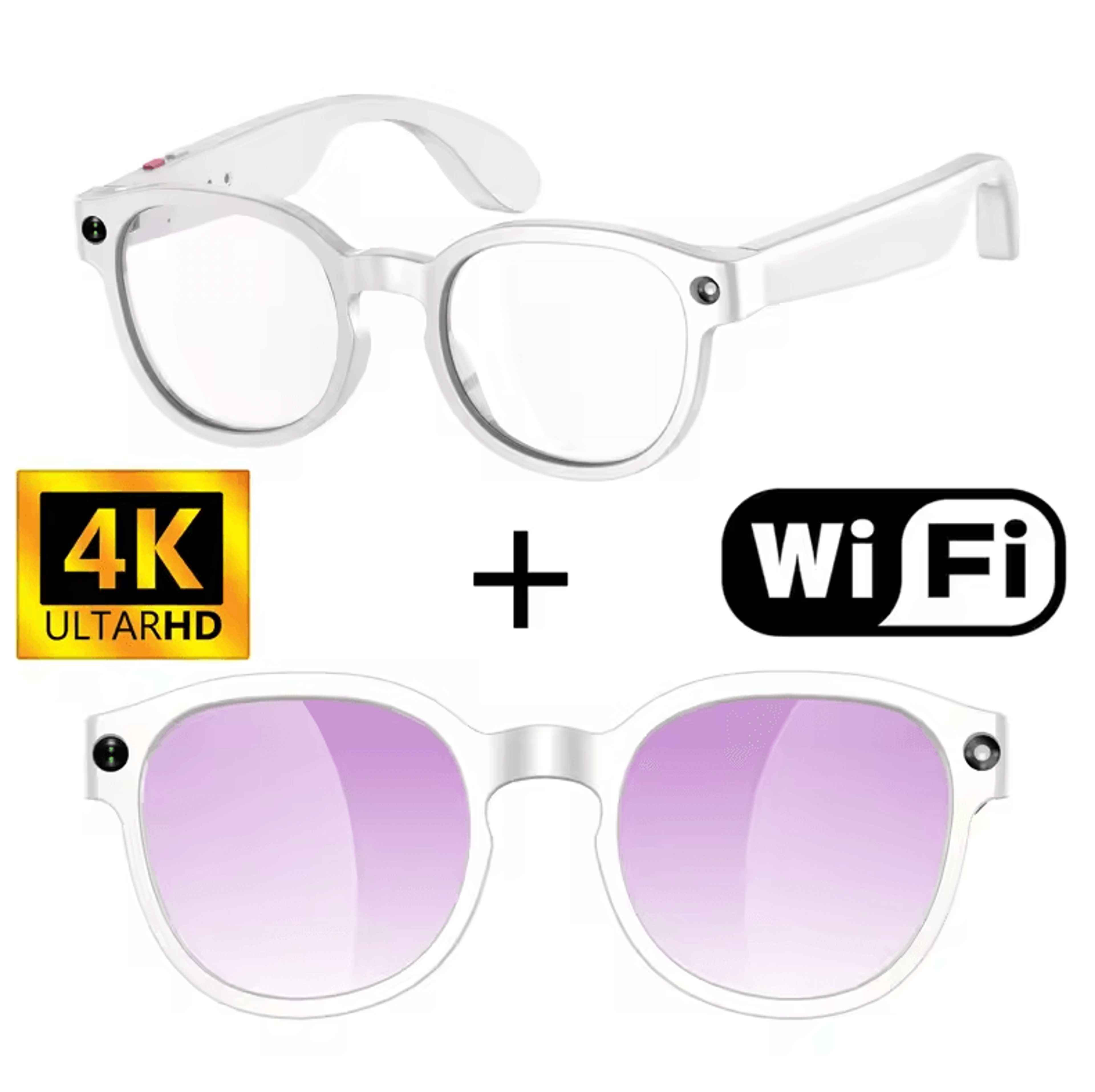 VisionX AI Smart Camera Glasses With HD Recording  RealTime Translation 1