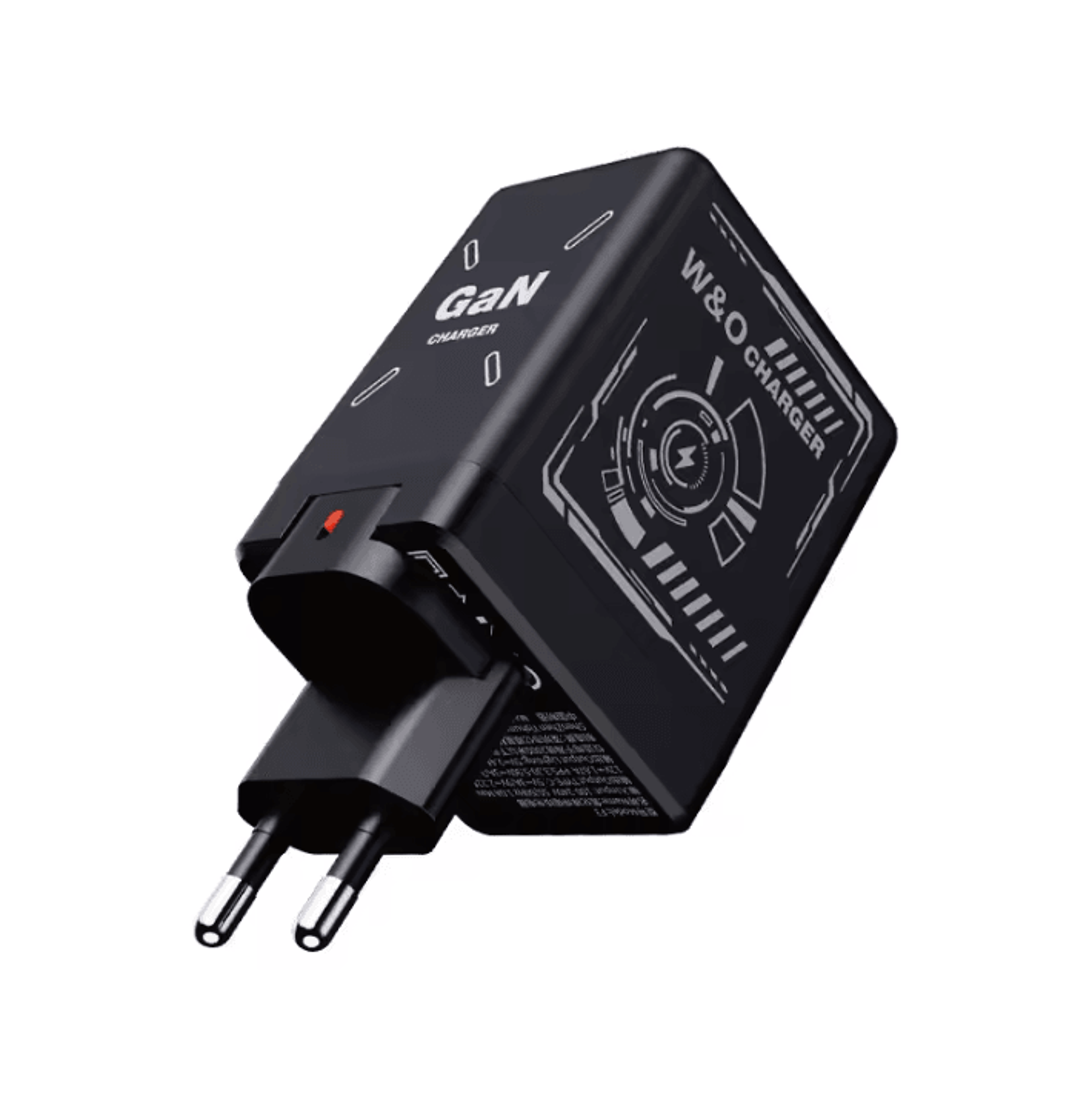 VoltMini GaN Fast Charging Adapter With Retractable Cable  MultiProtection 2