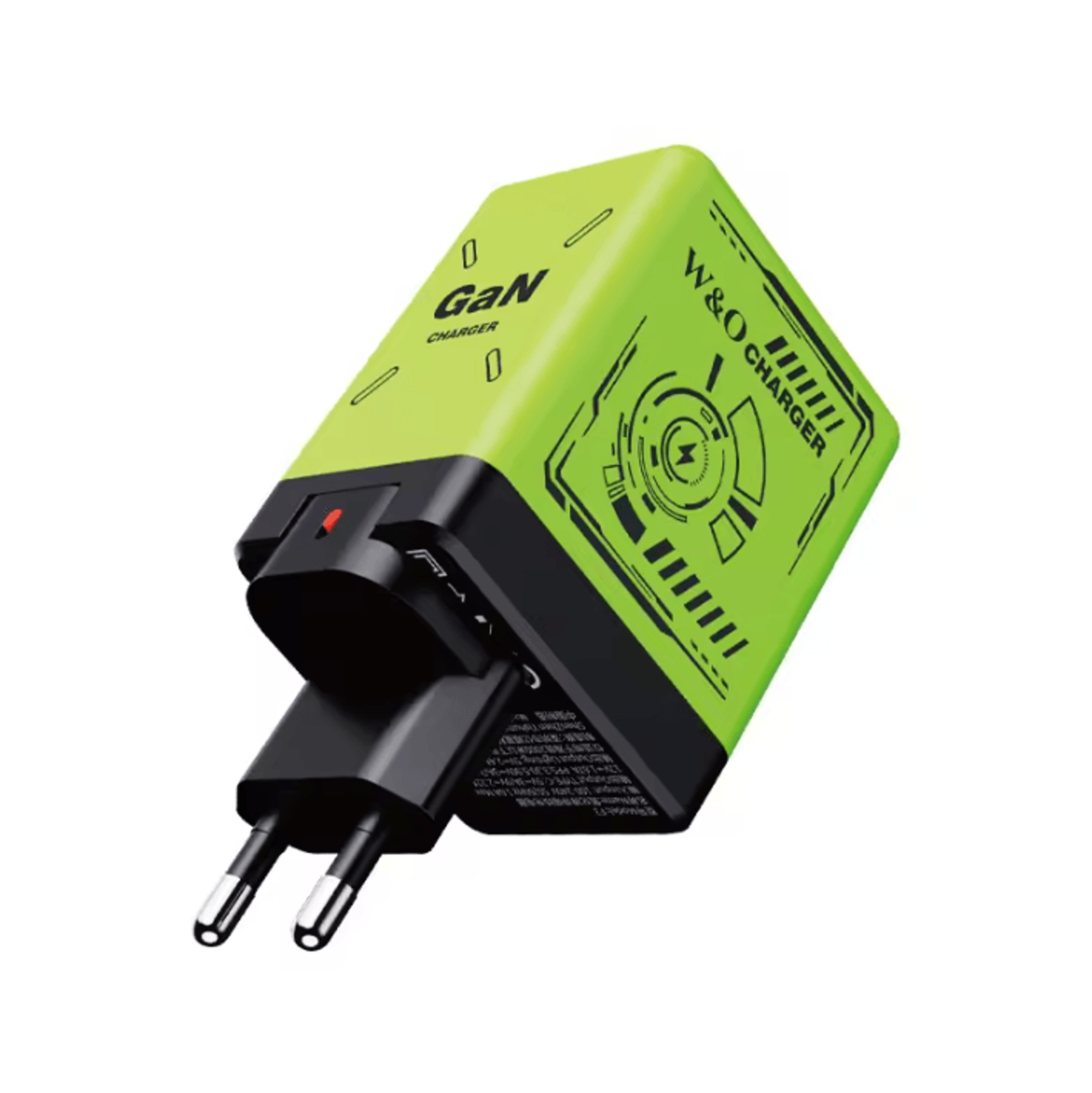 VoltMini GaN Fast Charging Adapter With Retractable Cable  MultiProtection 4