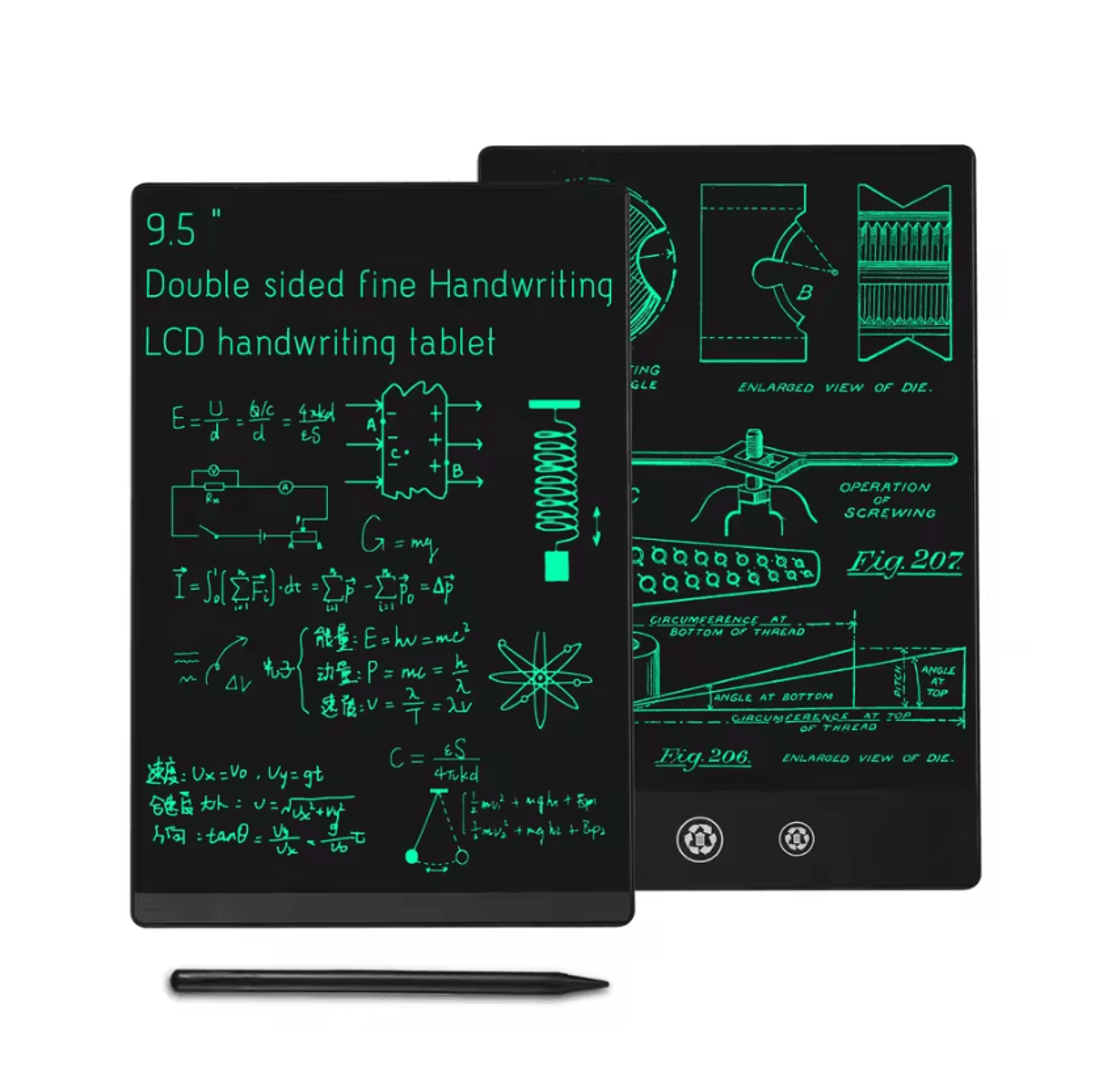 NotePad Pro 95 LCD Writing Tablet  Reusable Drawing Board For Kids  Everyday Notes 4