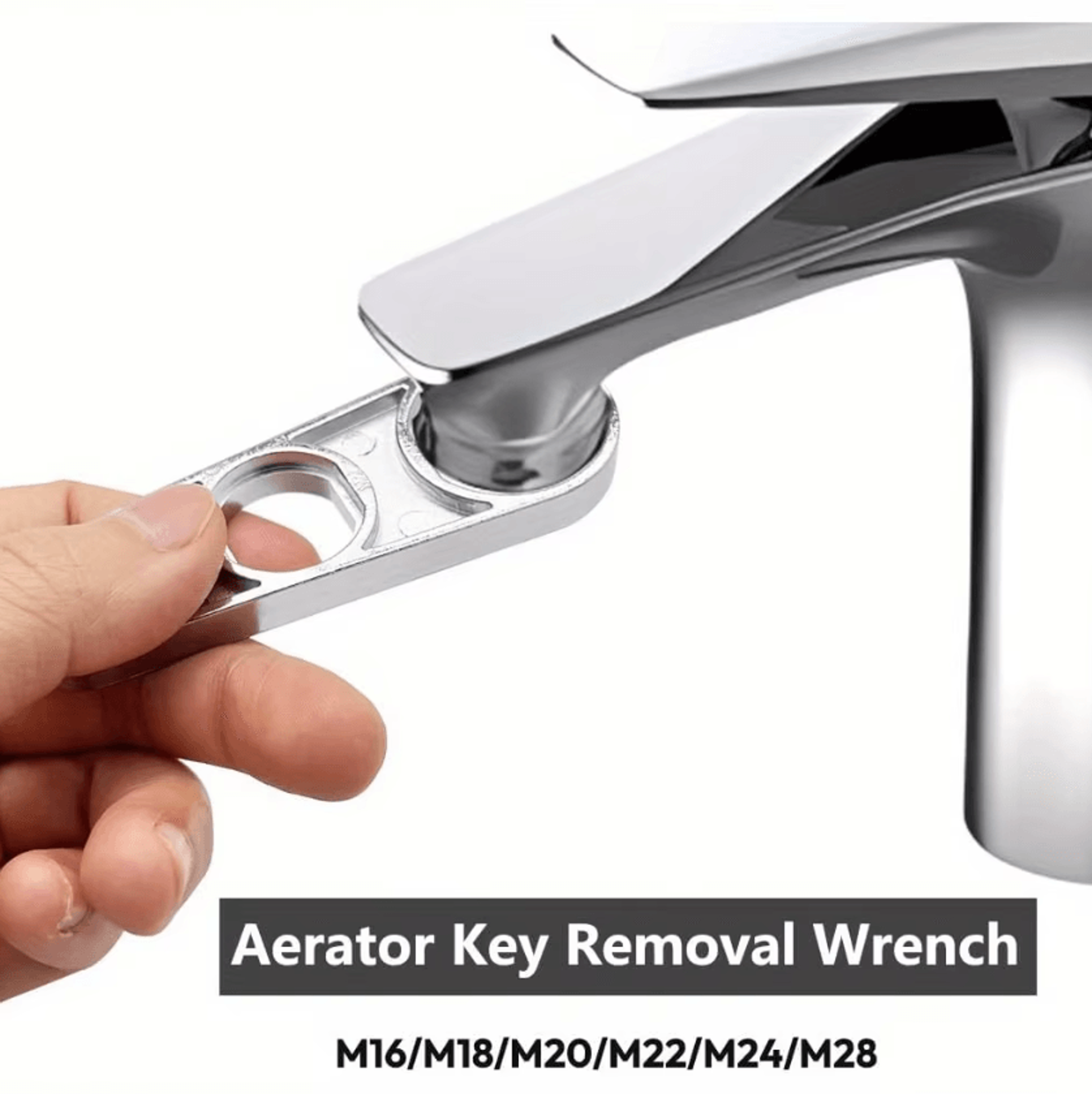2 In 1 Faucet Aerator Wrench Water Flows Adjusting Faucet Bubbler Wrench Plumber Home Bathrooms Fau 0