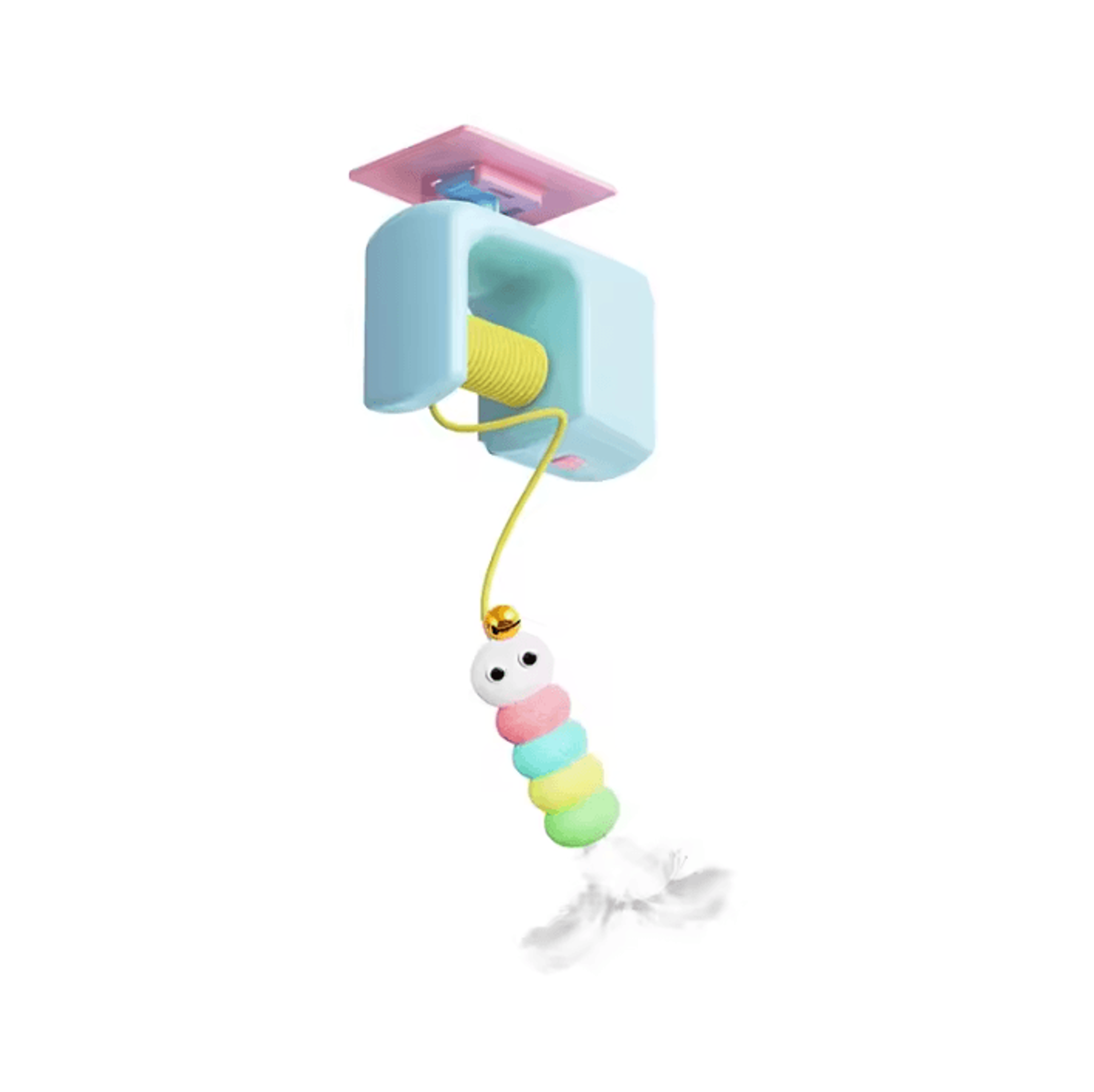 YoYoPlay Pro Interactive Cat Toy Smart Automatic Cat Yoyo Toy Door Hanging Electric Teaser Ball 4