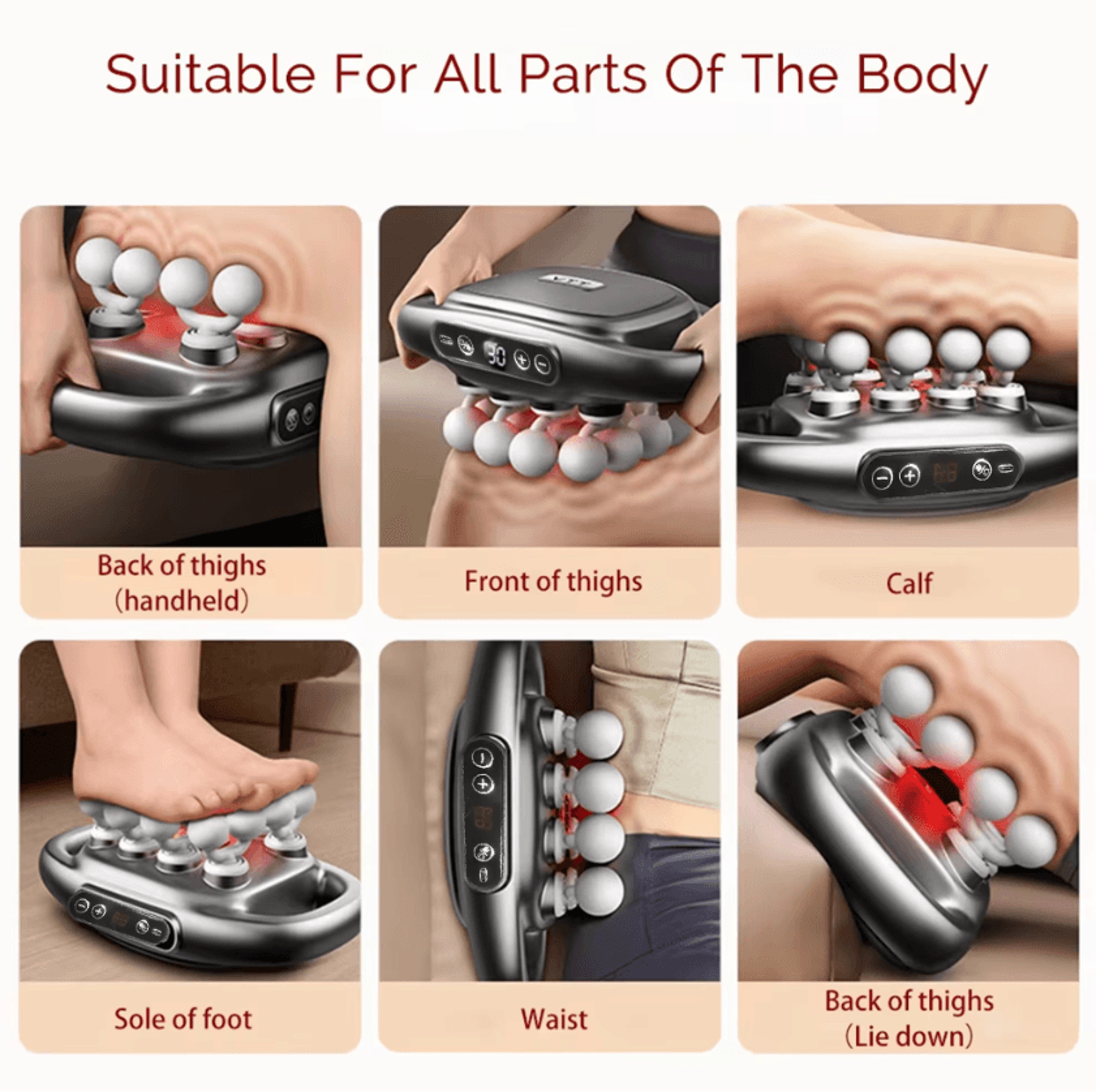PowerPulse Max Electric Massage Gun Set Deep Tissue Muscle Massage Gun 16Head Full Body Recovery Ki 1