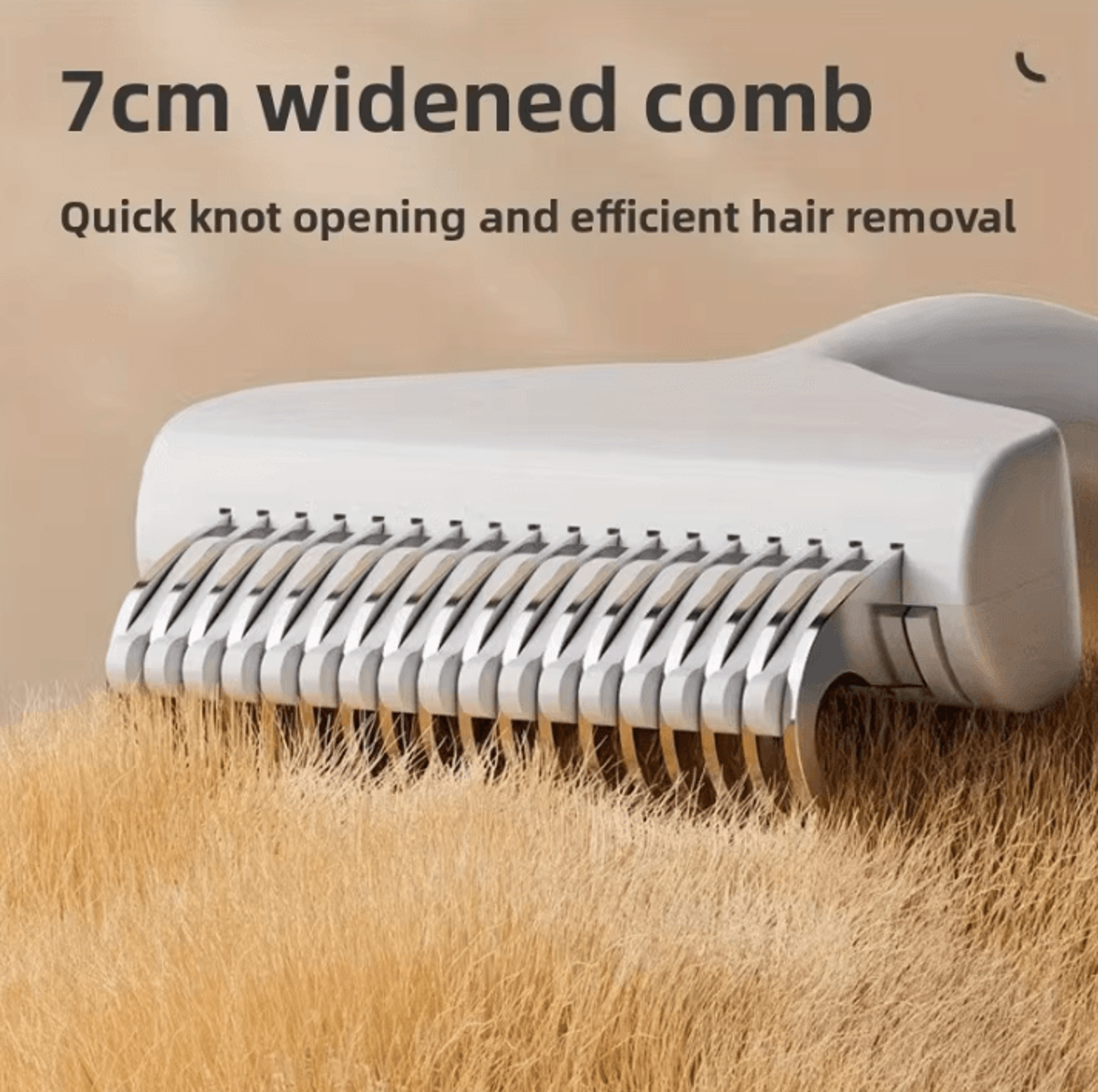 Stainless Steel Dog Grooming Comb  Dematting  Deshedding Pet Hair Remover 1