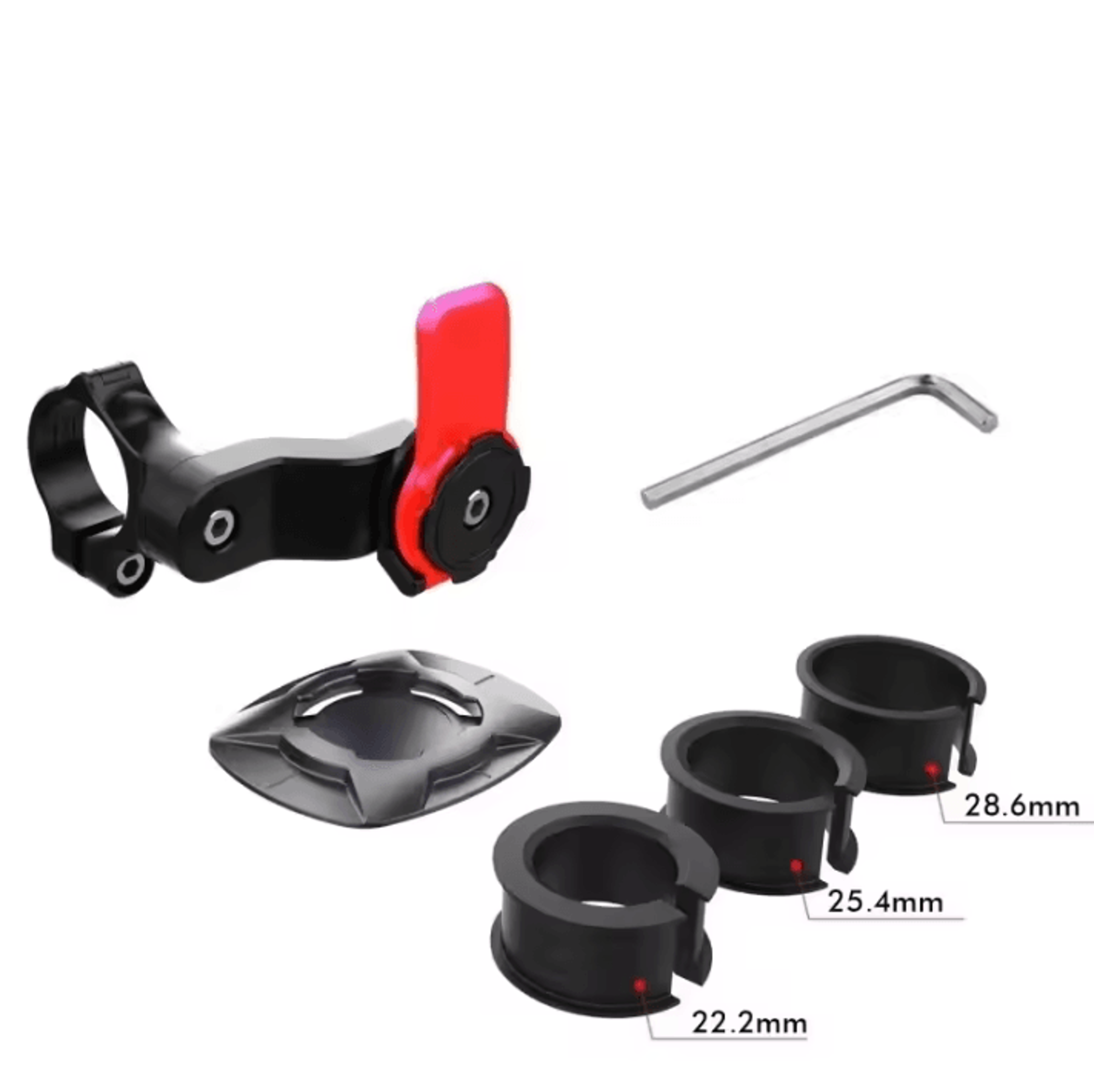 360 Rotating Motorcycle  Bicycle Phone Mount  AntiShock Vacuum Suction Holder 4