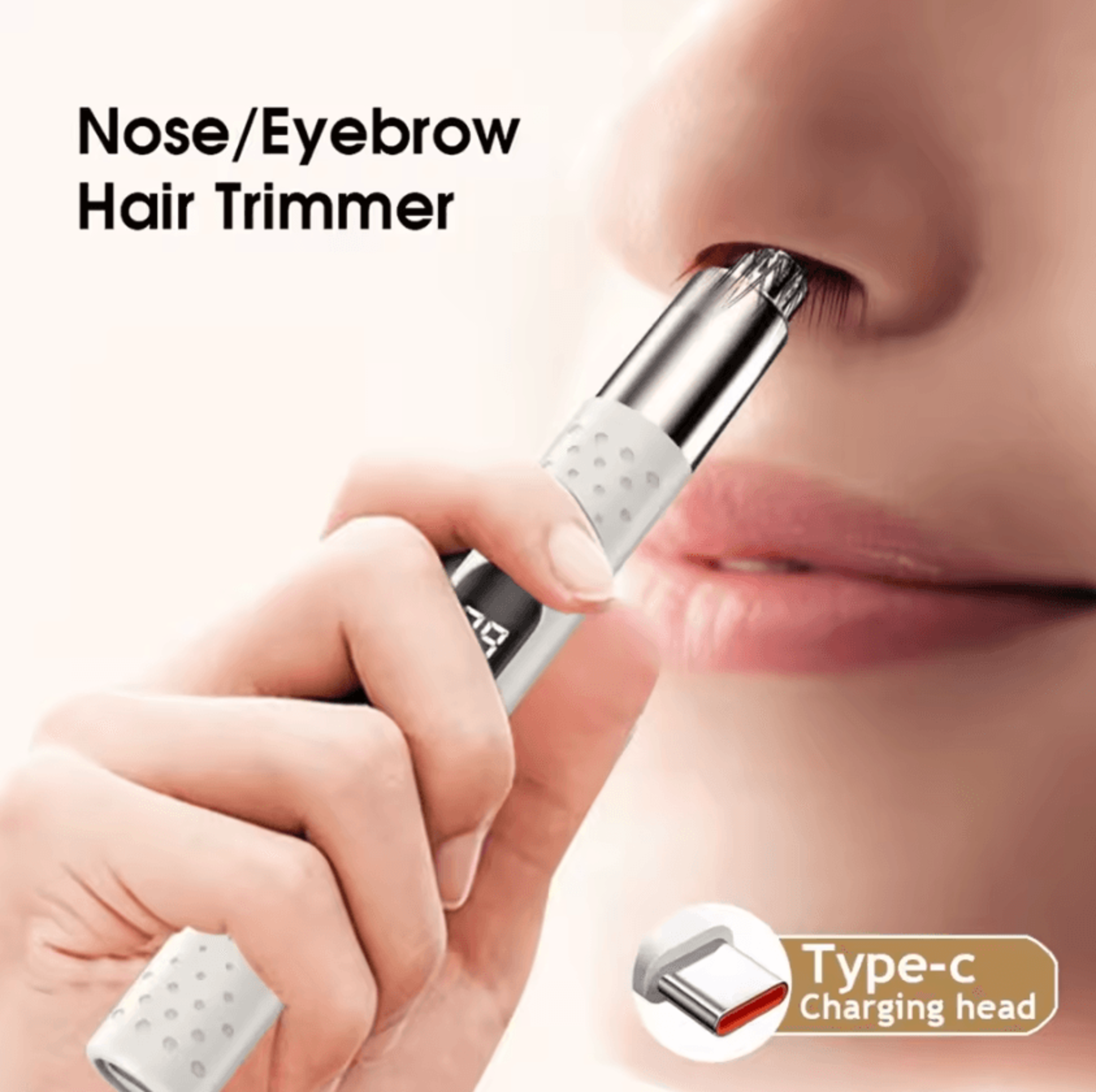Mini Rechargeable Nose  Ear Hair Trimmer  Safe Precision Grooming Clipper For Men 1