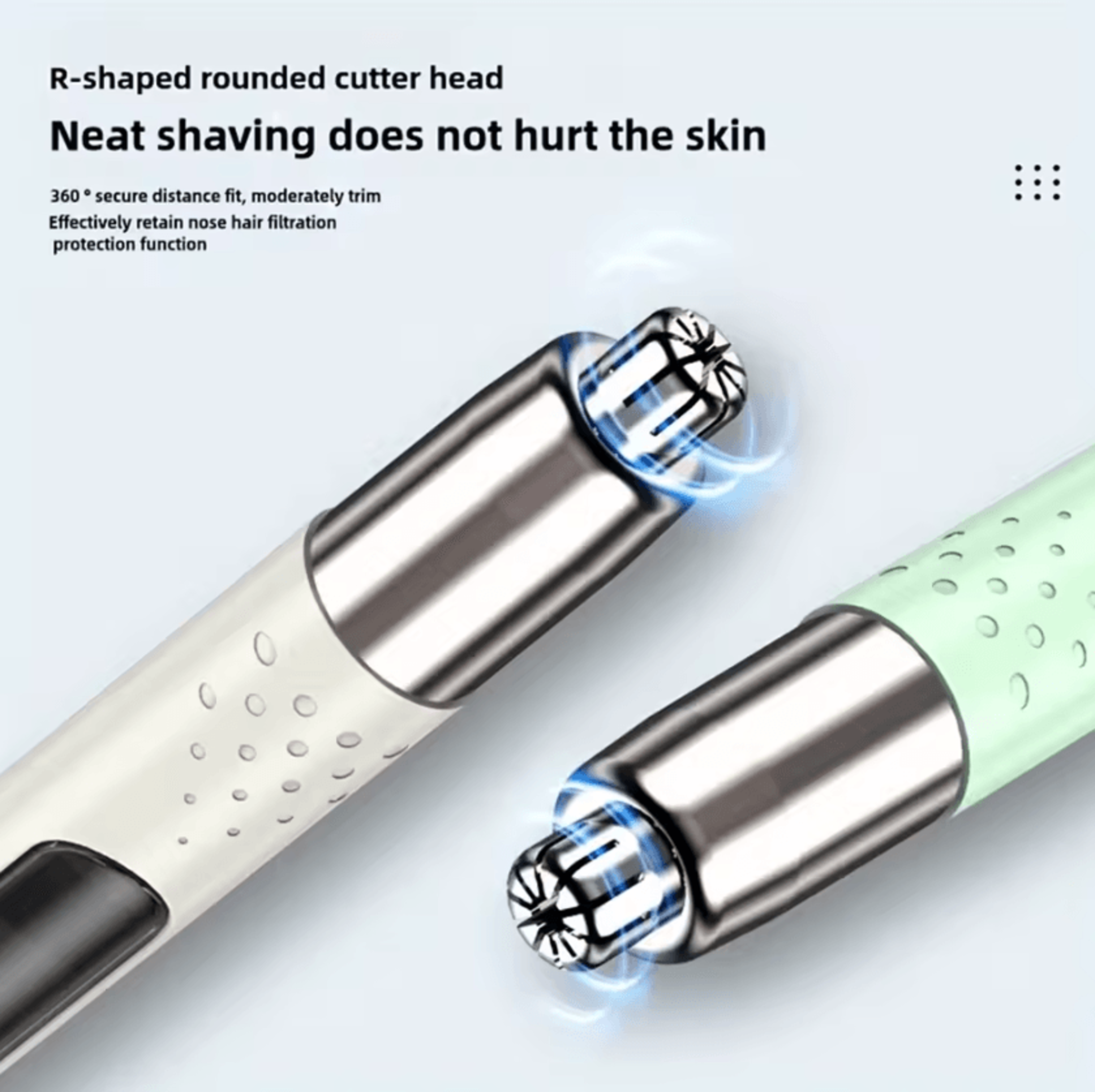 Mini Rechargeable Nose  Ear Hair Trimmer  Safe Precision Grooming Clipper For Men 2