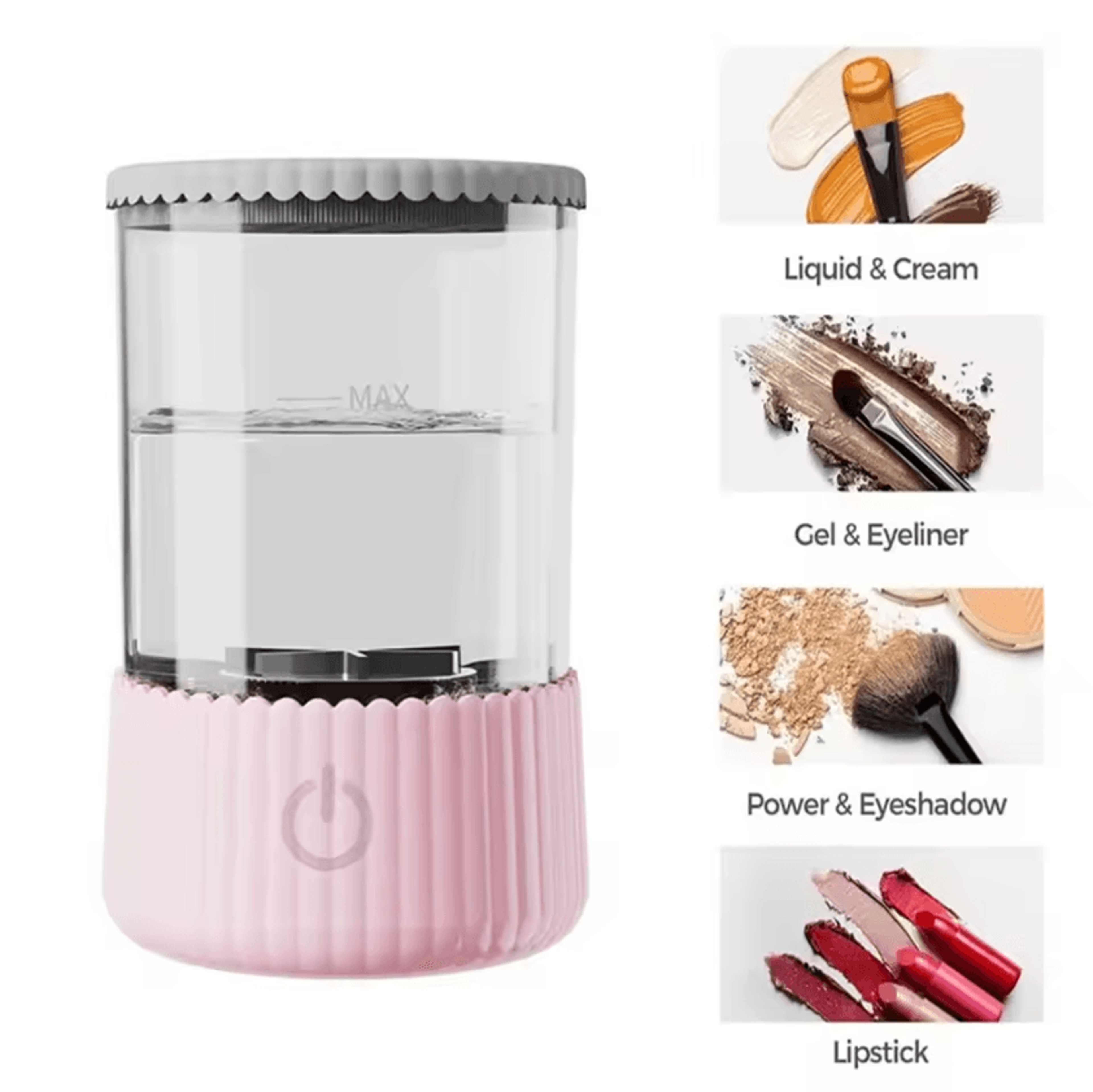 3in1 Electric Makeup Brush Cleaner  USB Automatic Brush Cleaner  Dryer For Deep Cleaning 1