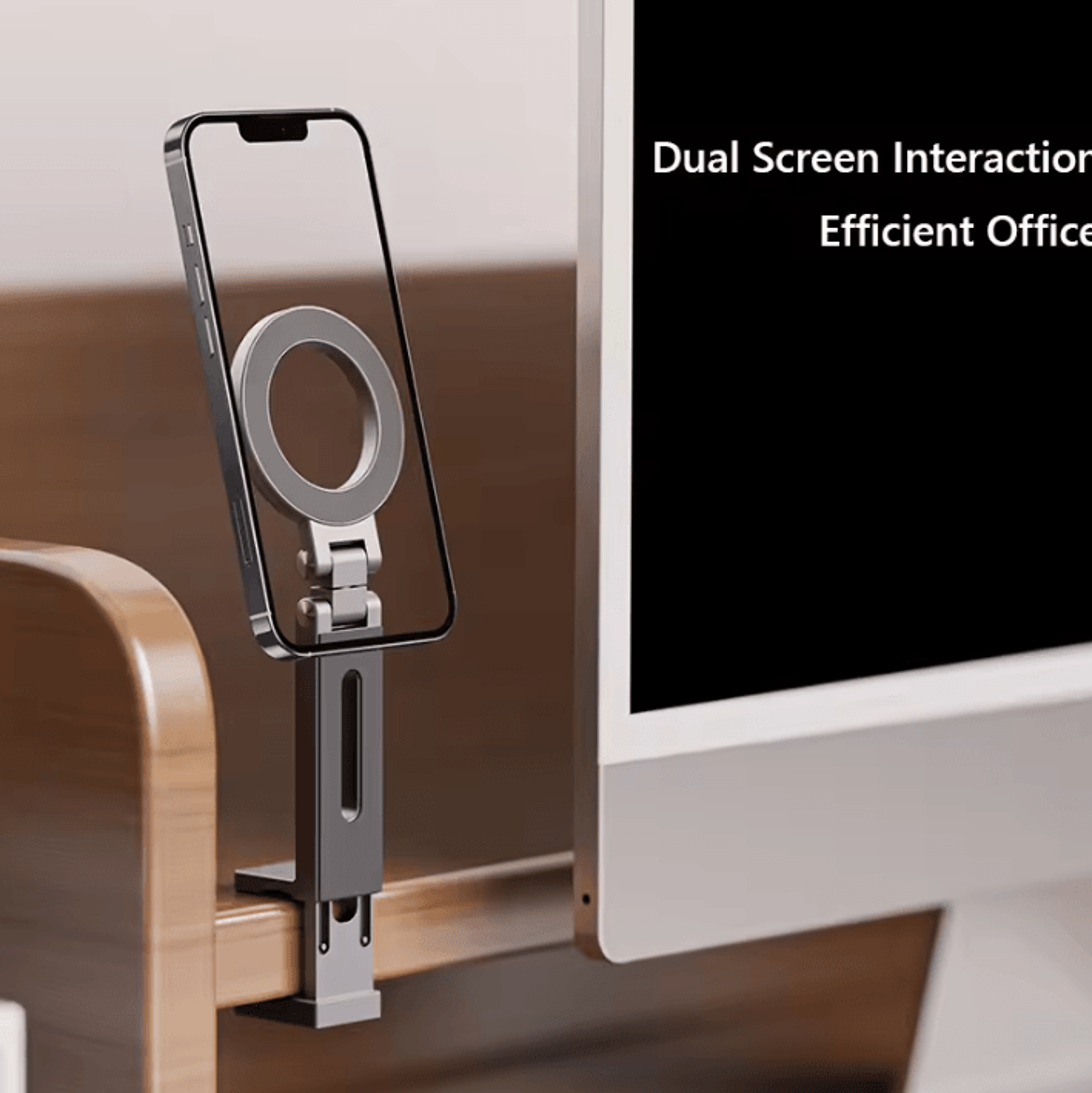 360 Magnetic Airplane Phone Holder  Flexible Travel Phone Mount For HandsFree Viewing 1