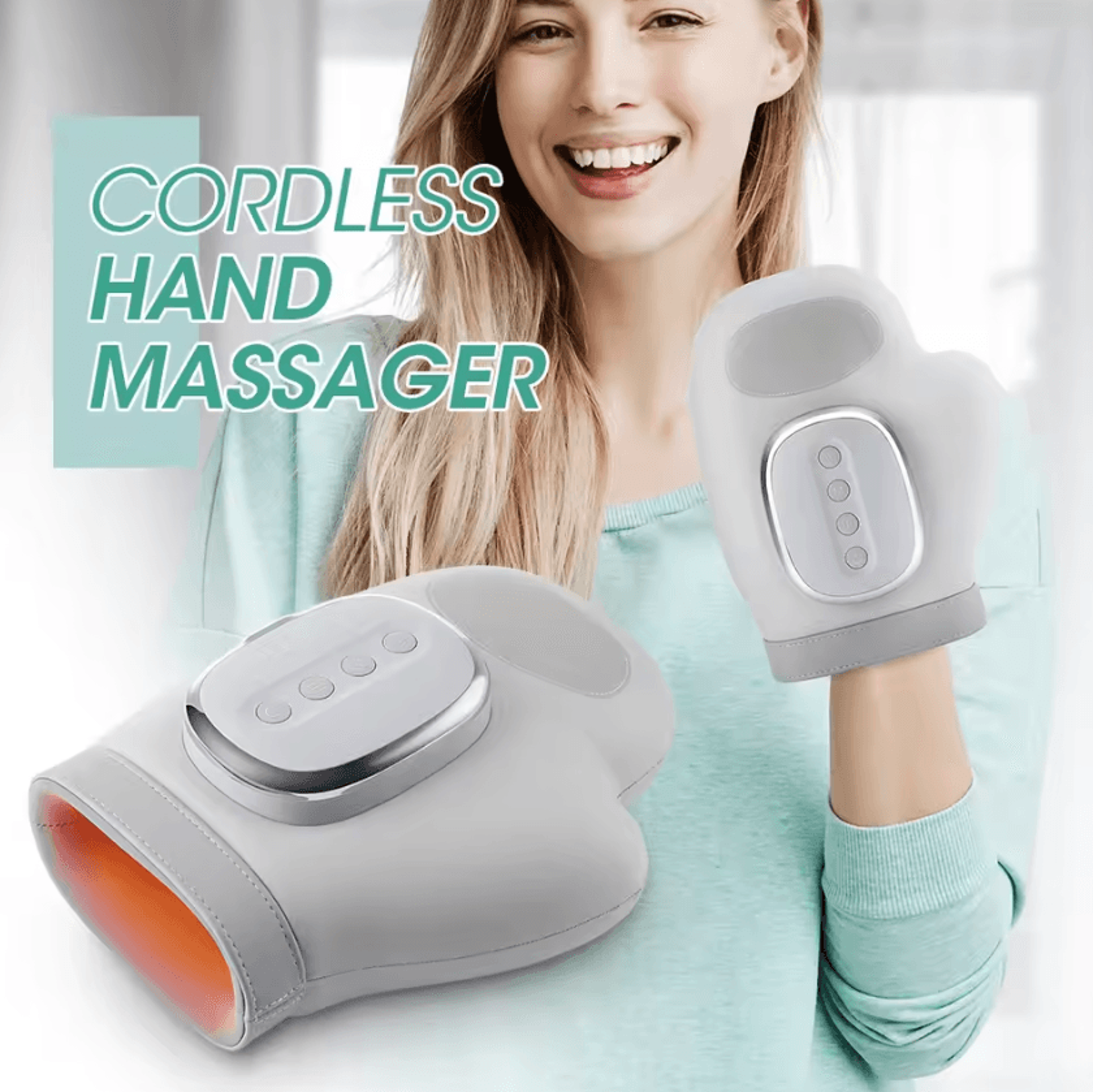 Smart Electric Hand Massager Glove  Air Compression Wrist  Finger Relief Device 0