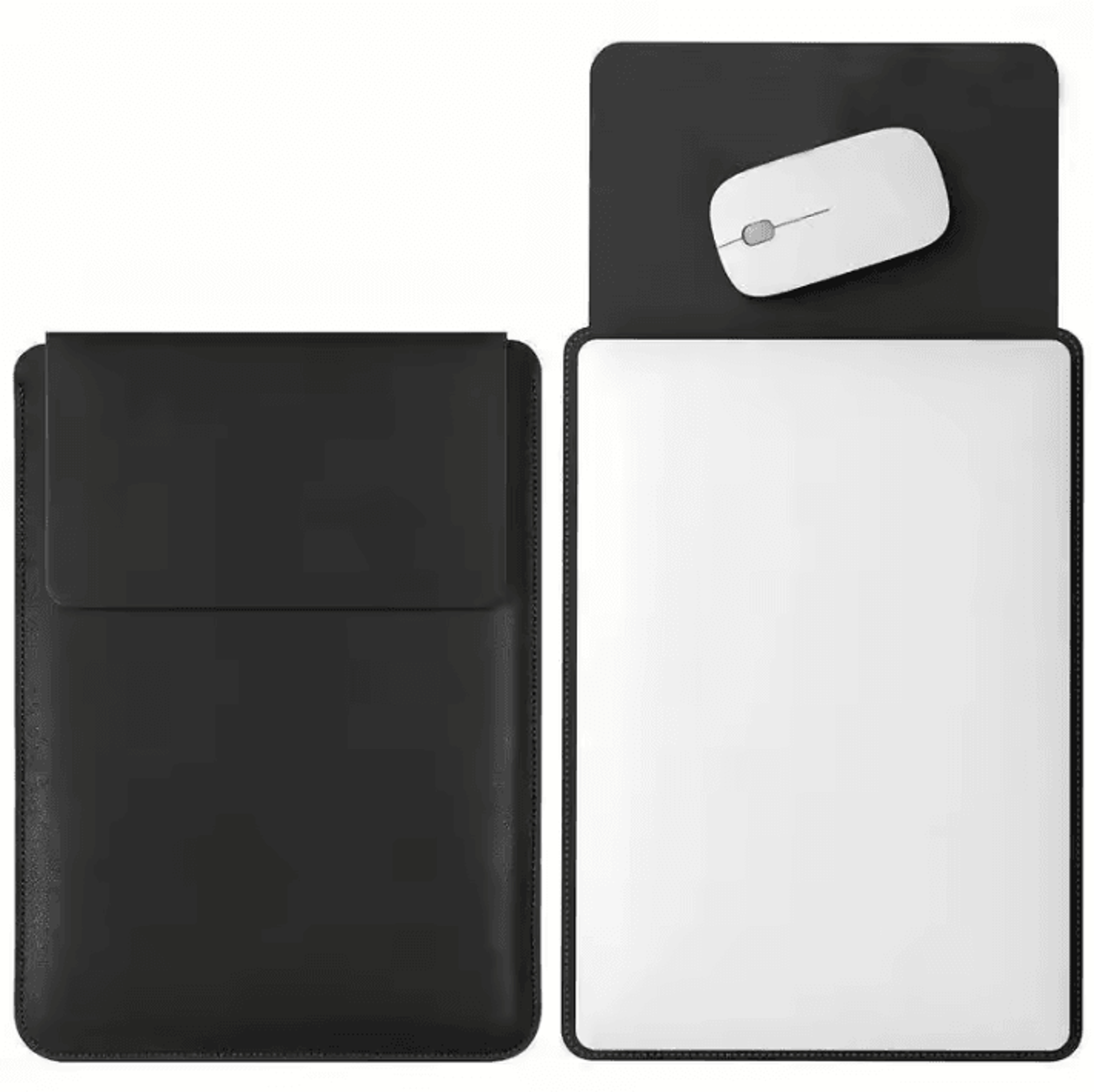 LuxeShield PU Leather Laptop Sleeve  Slim Protective Case For 1416 MacBook  Laptops 4
