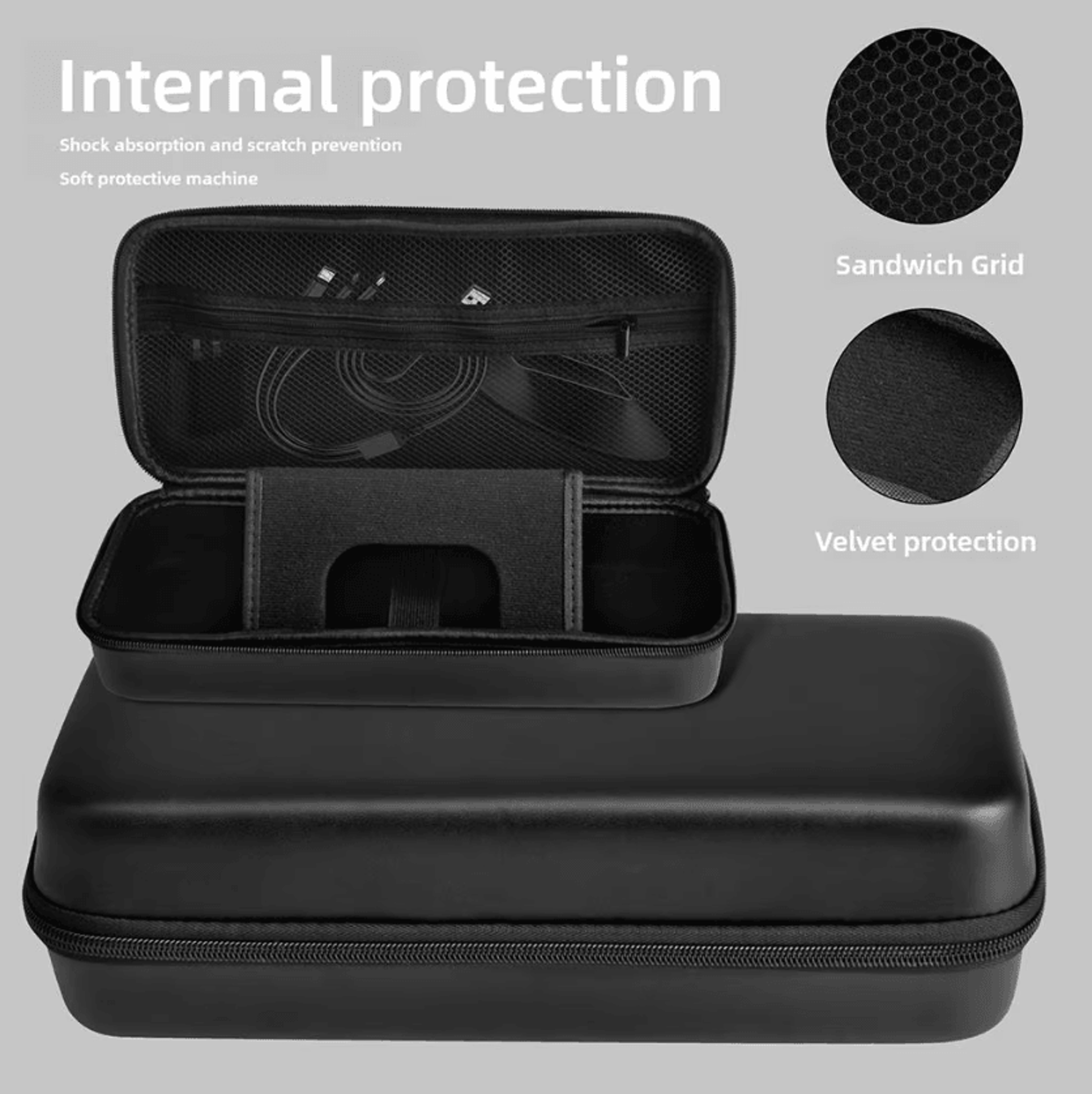 Shockproof EVA Travel Case For MSI Claw 8  Hard Shell Gaming Console Carry Bag 2