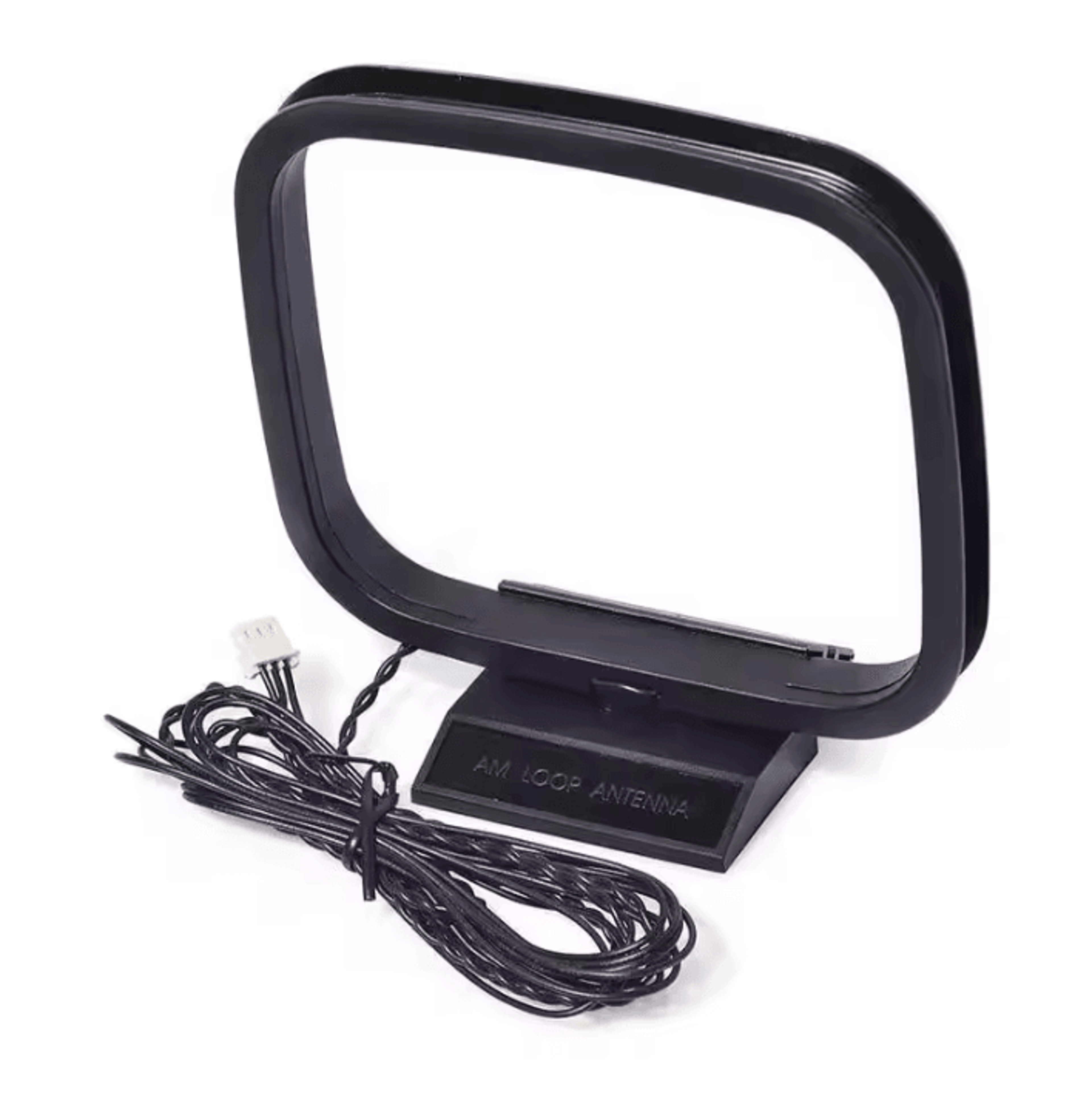 Mini Universal FMAM Loop Antenna  360 Signal Booster For HiFi Stereo Receivers 4